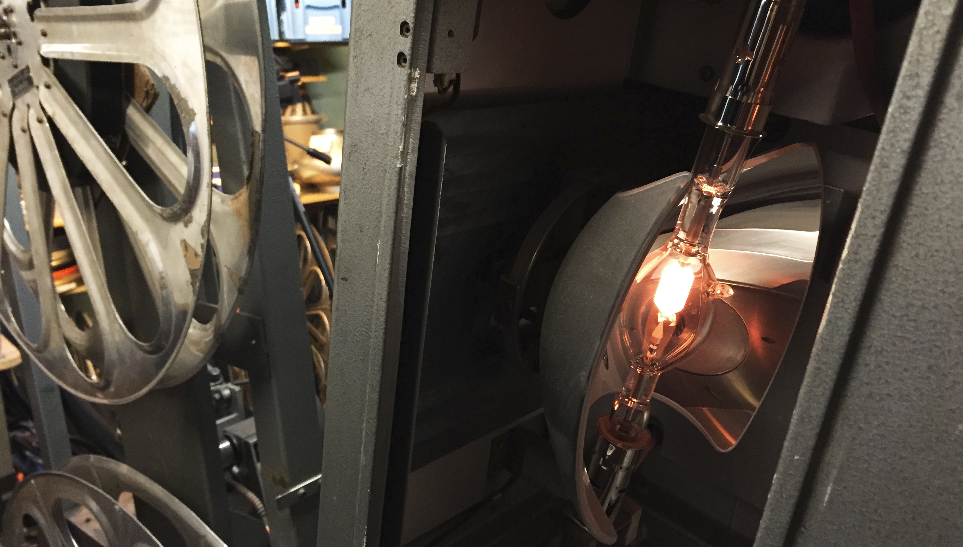 Projector running with the light on Sounds Of Changes