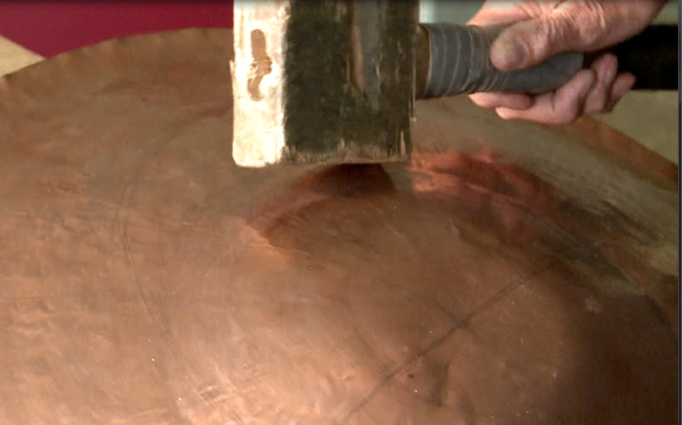 Coppersmith, wood hammer