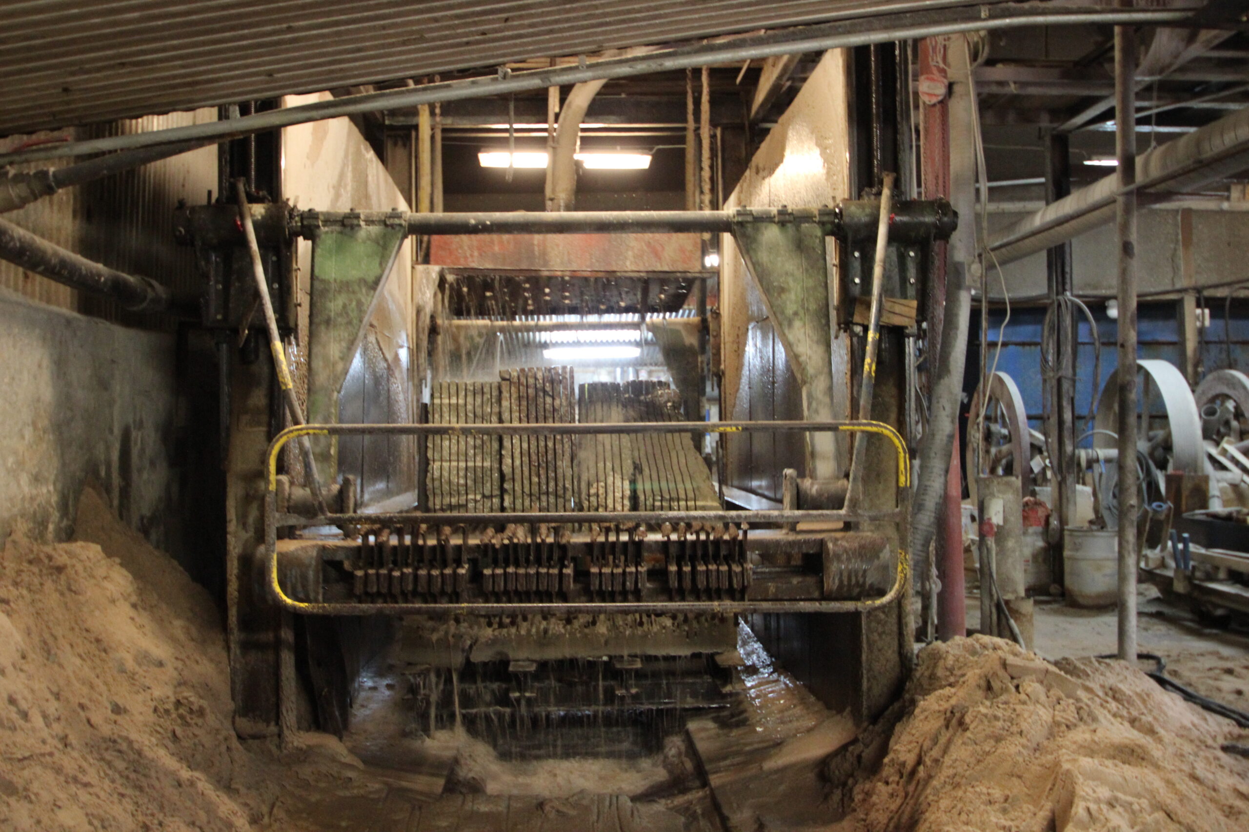 Stone frame saw - limestone