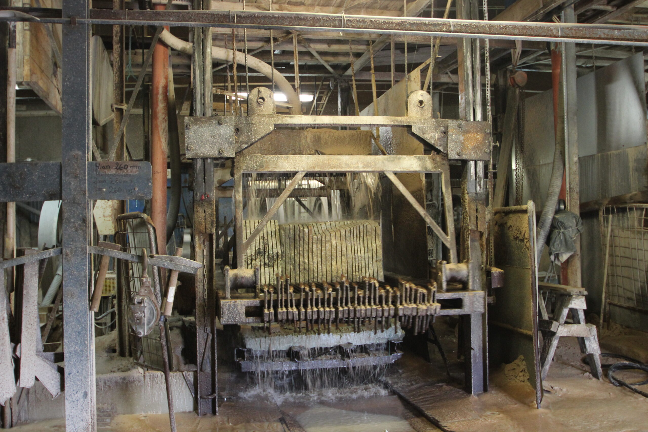 Stone frame saw – marble