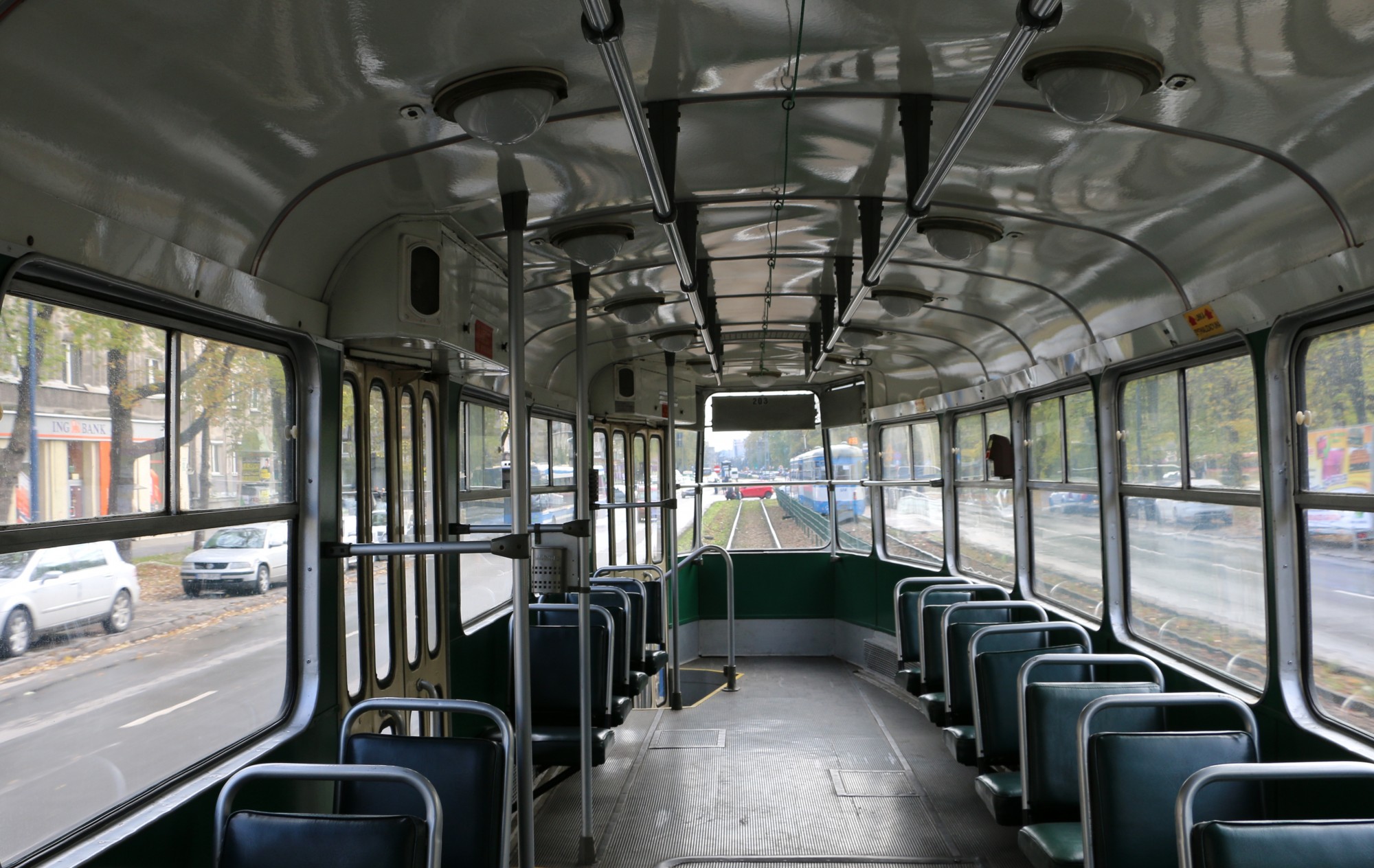 102N tram – back of the car