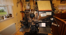 Linotype line casting machine