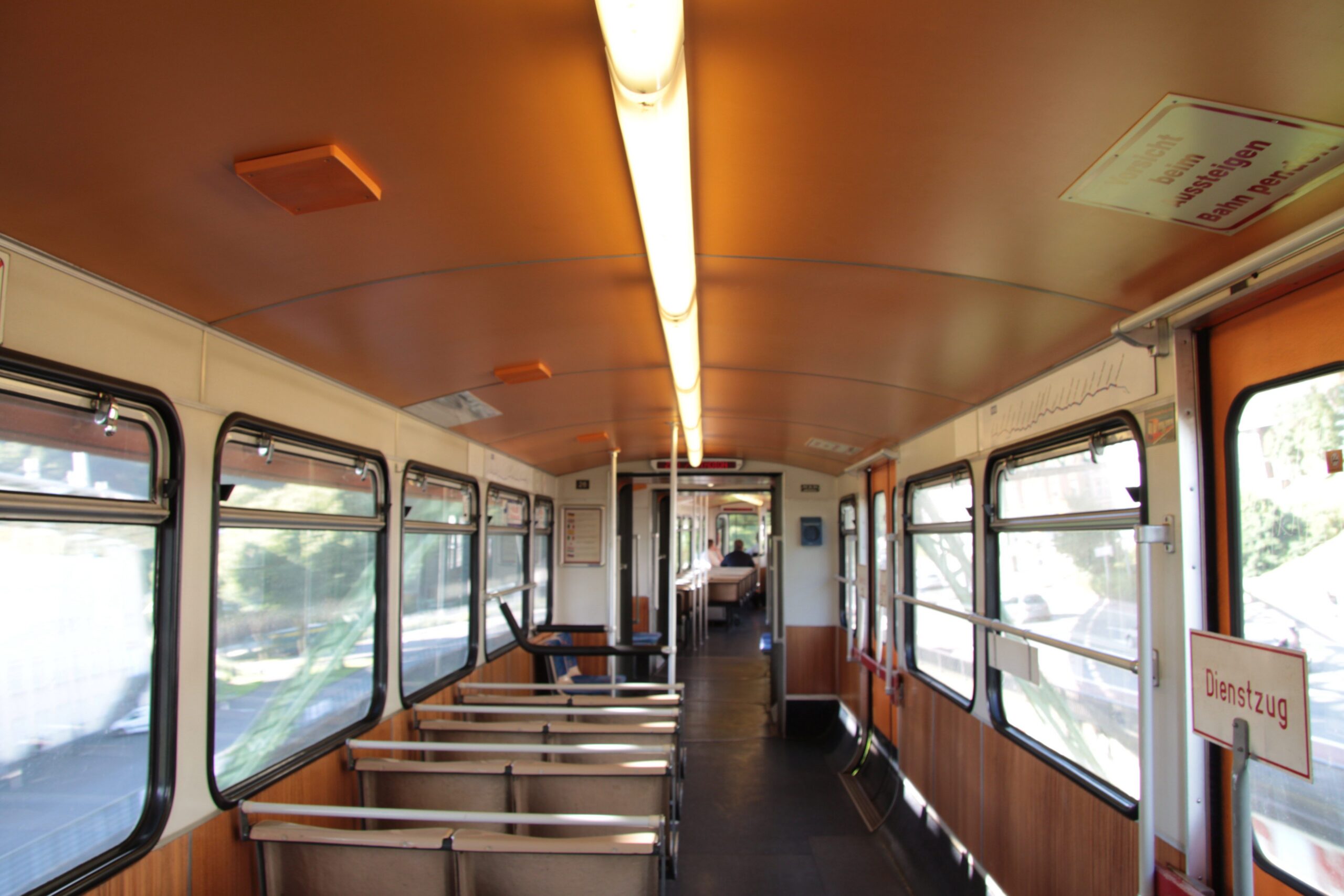 Overhead monorail (Wuppertal Suspension Railway) - inside
