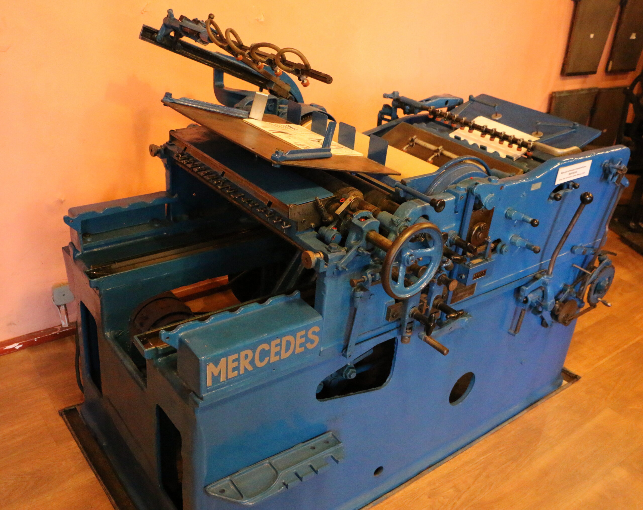 Typographical printing machine Mercedes