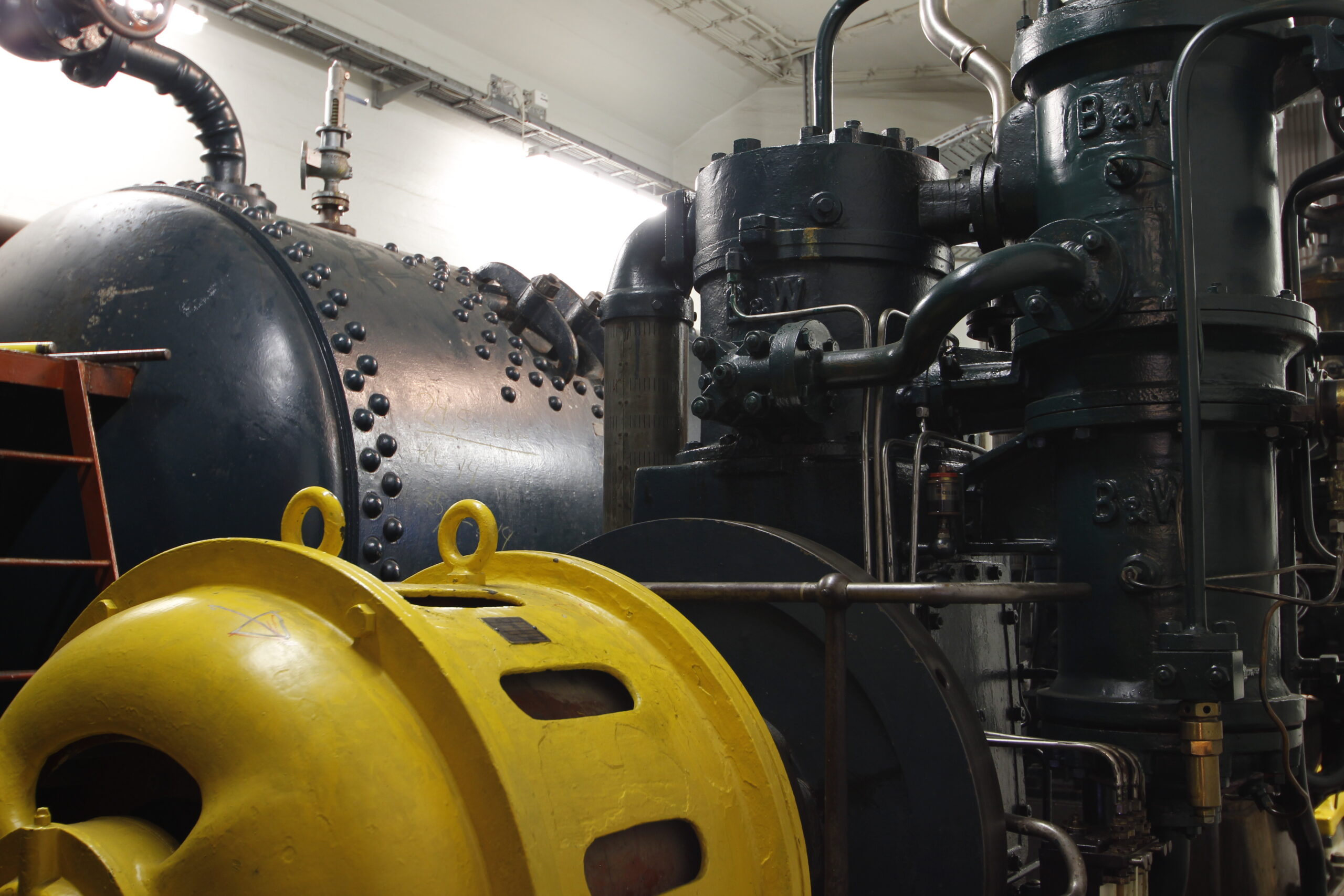 H.C. Ørsted engine - compressor start