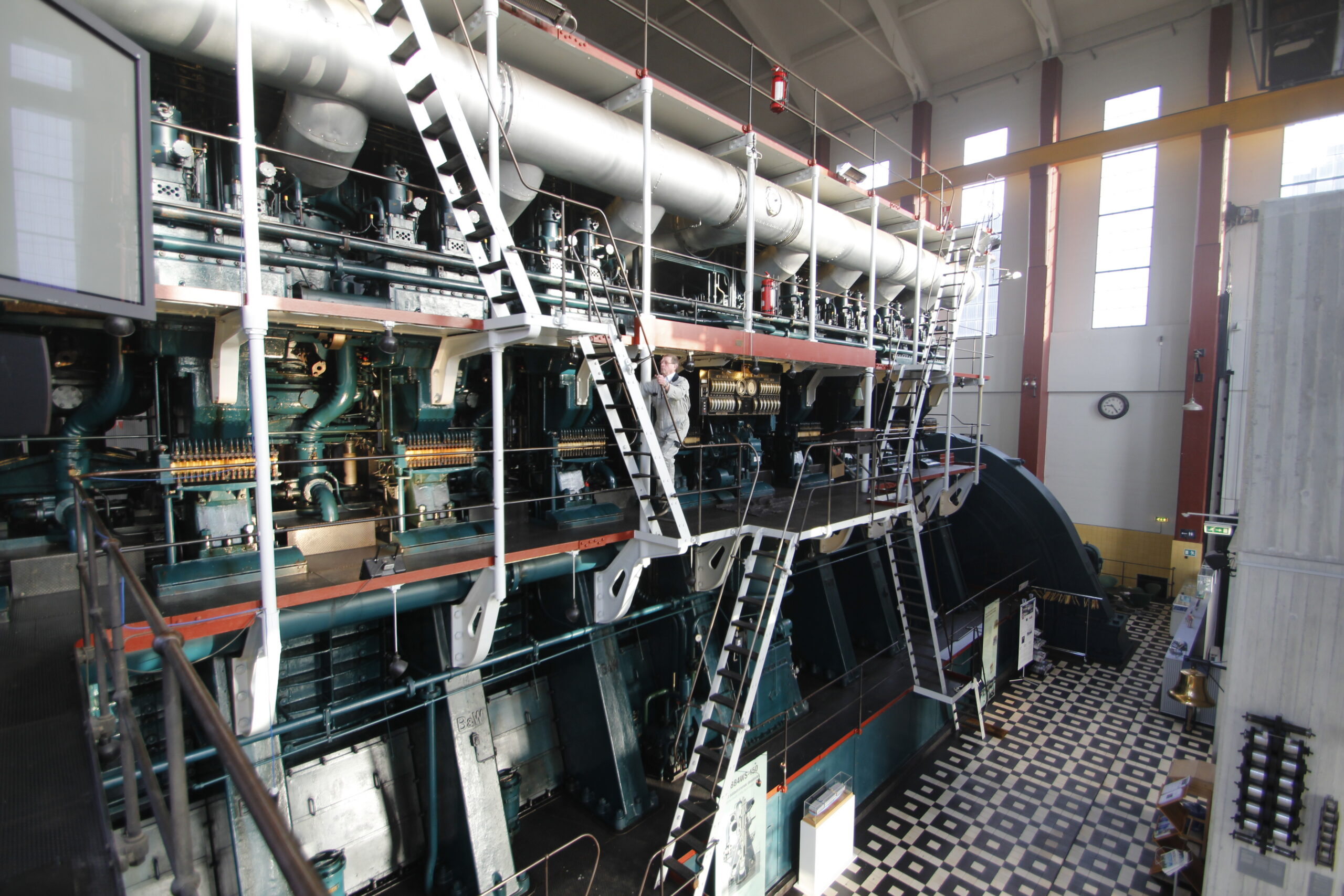 H.C. Ørsted engine - start