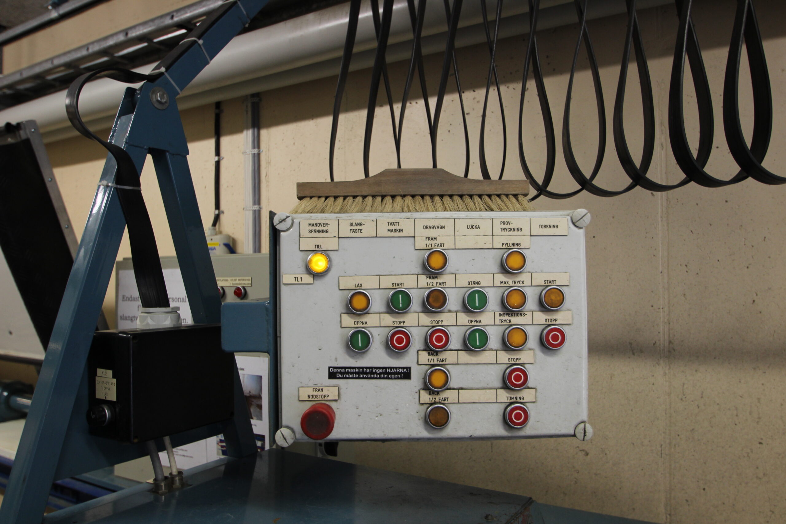 Fire Hose Maintenance machine - pressure testing