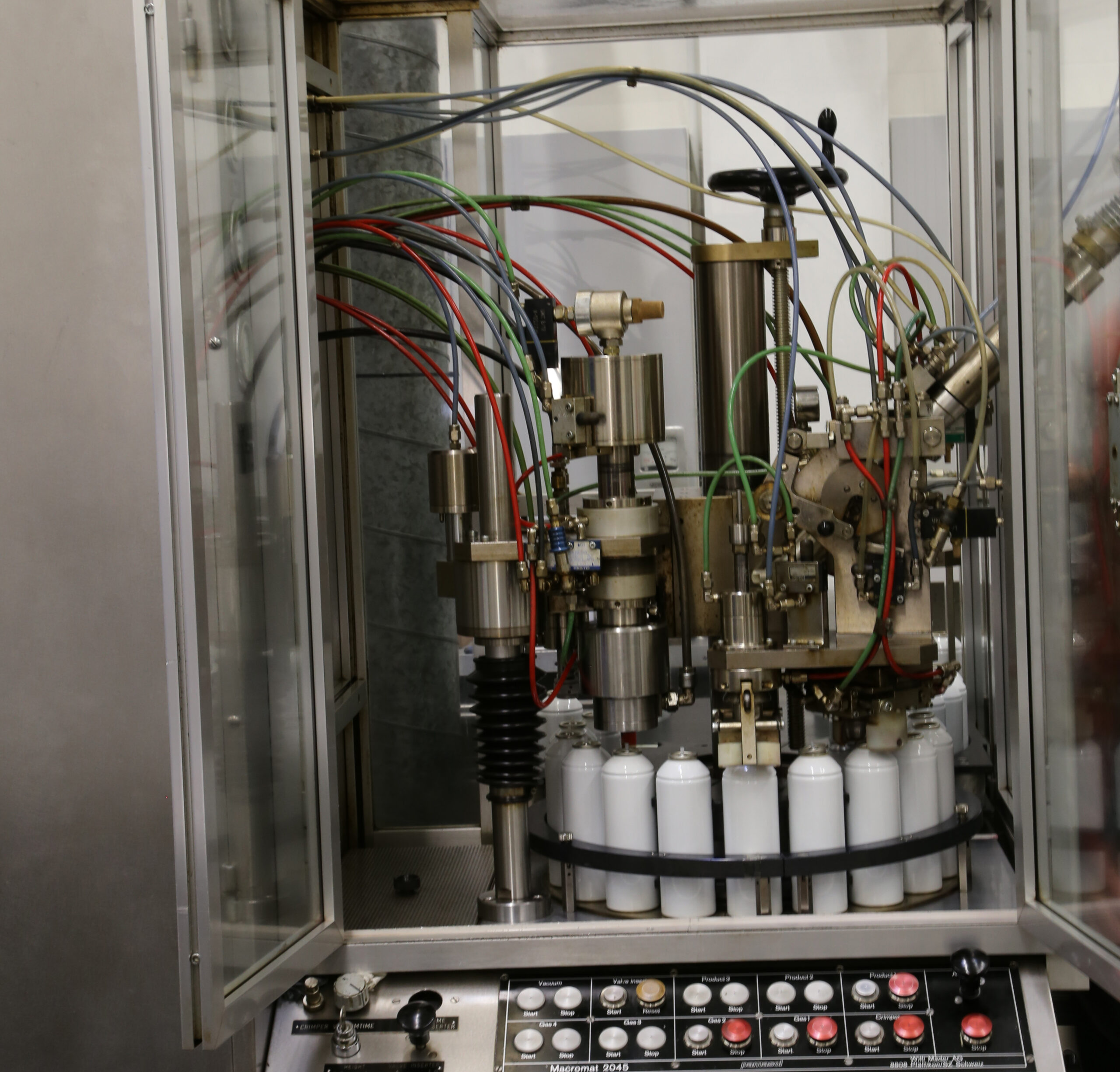 Aerosol filling machine