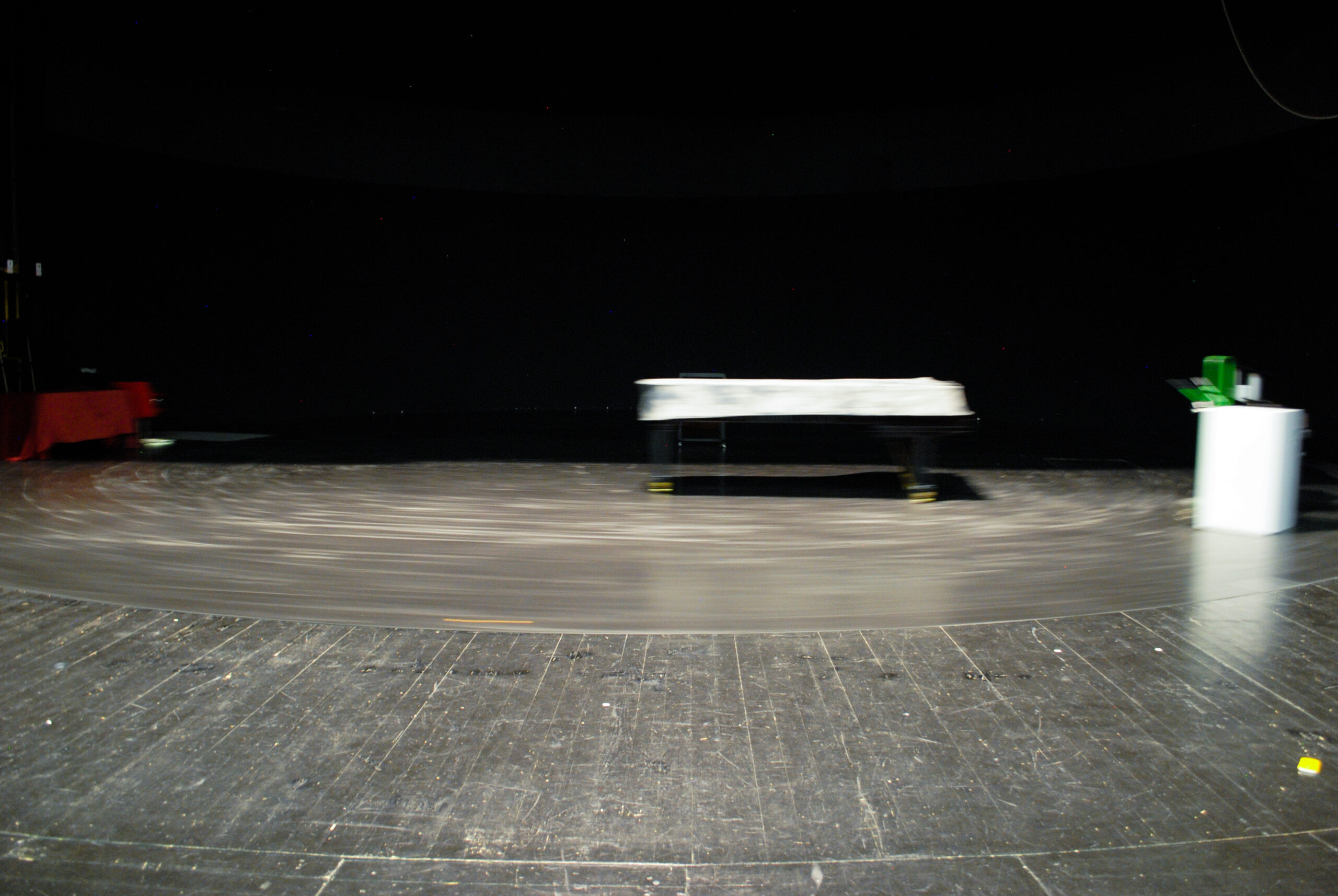REVOLVING THEATRE STAGE – on the stage