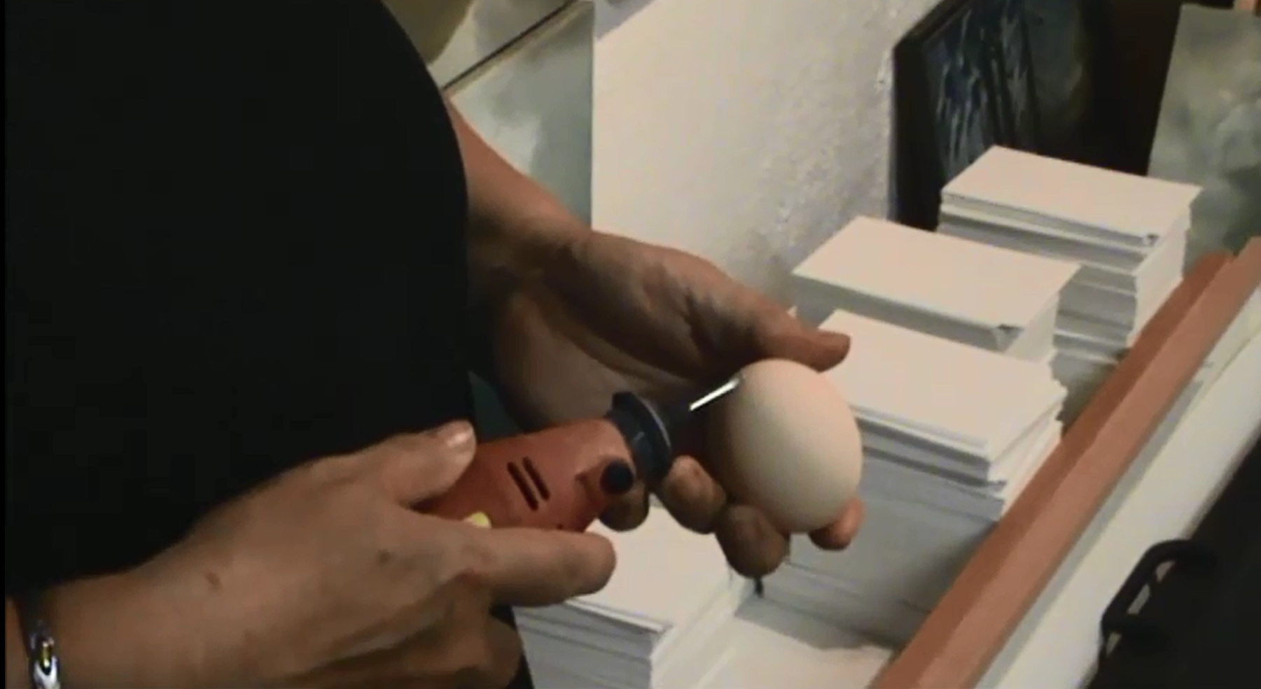 Easter egg – drilling