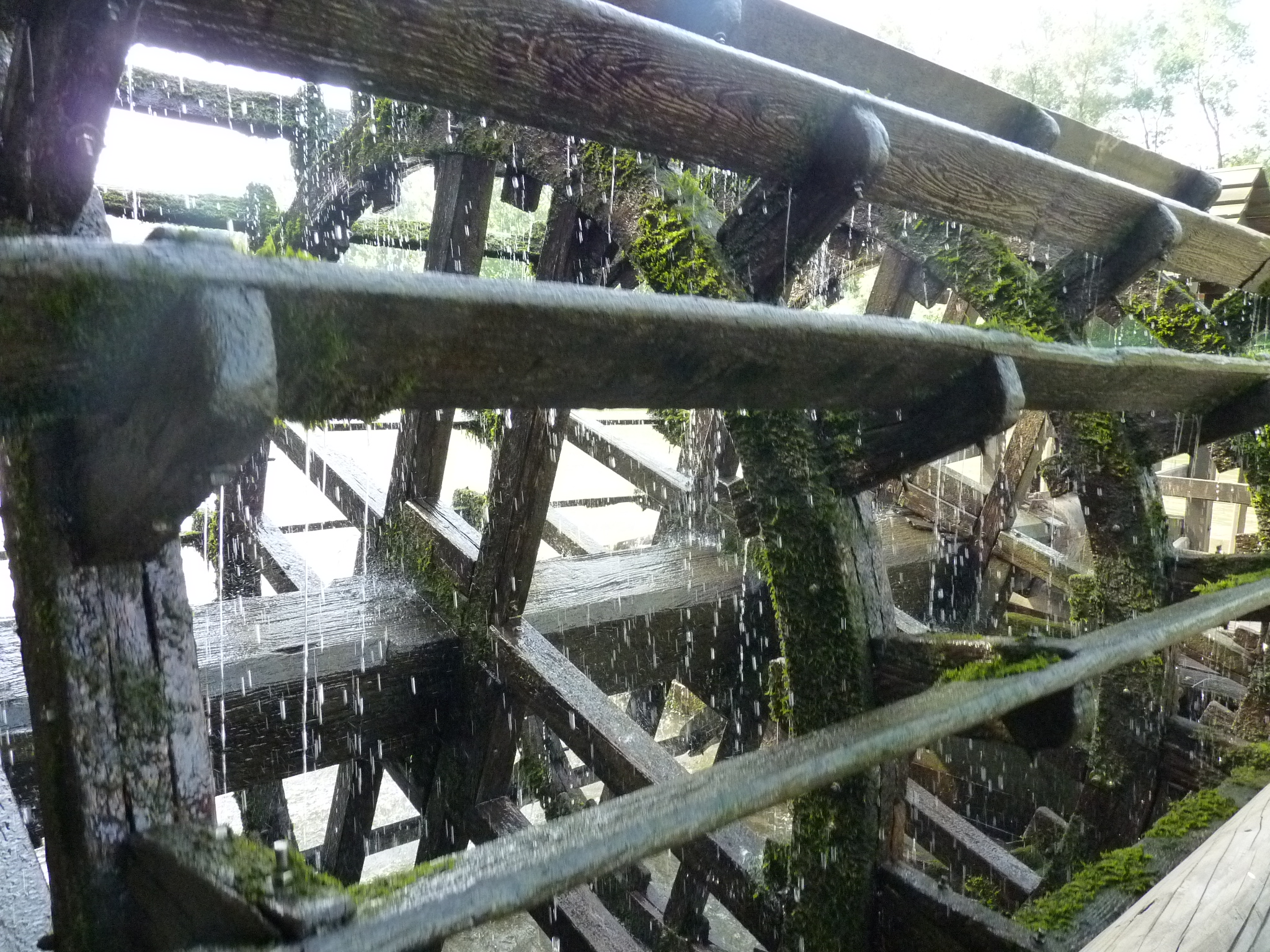 Floating mill – water wheel (Island of Love)