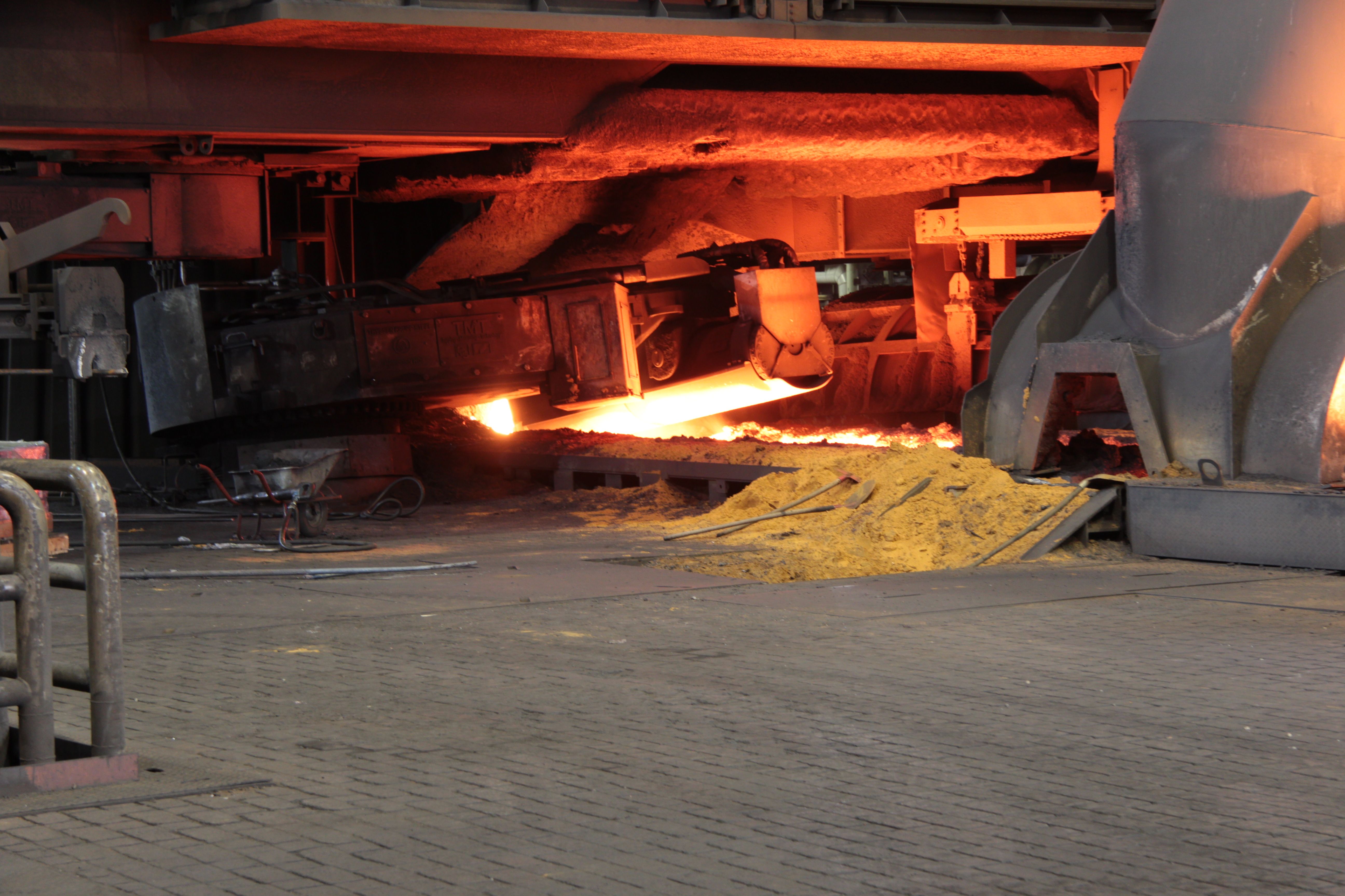 TATA Steel IJmuiden, tapping the blast furnace no.7