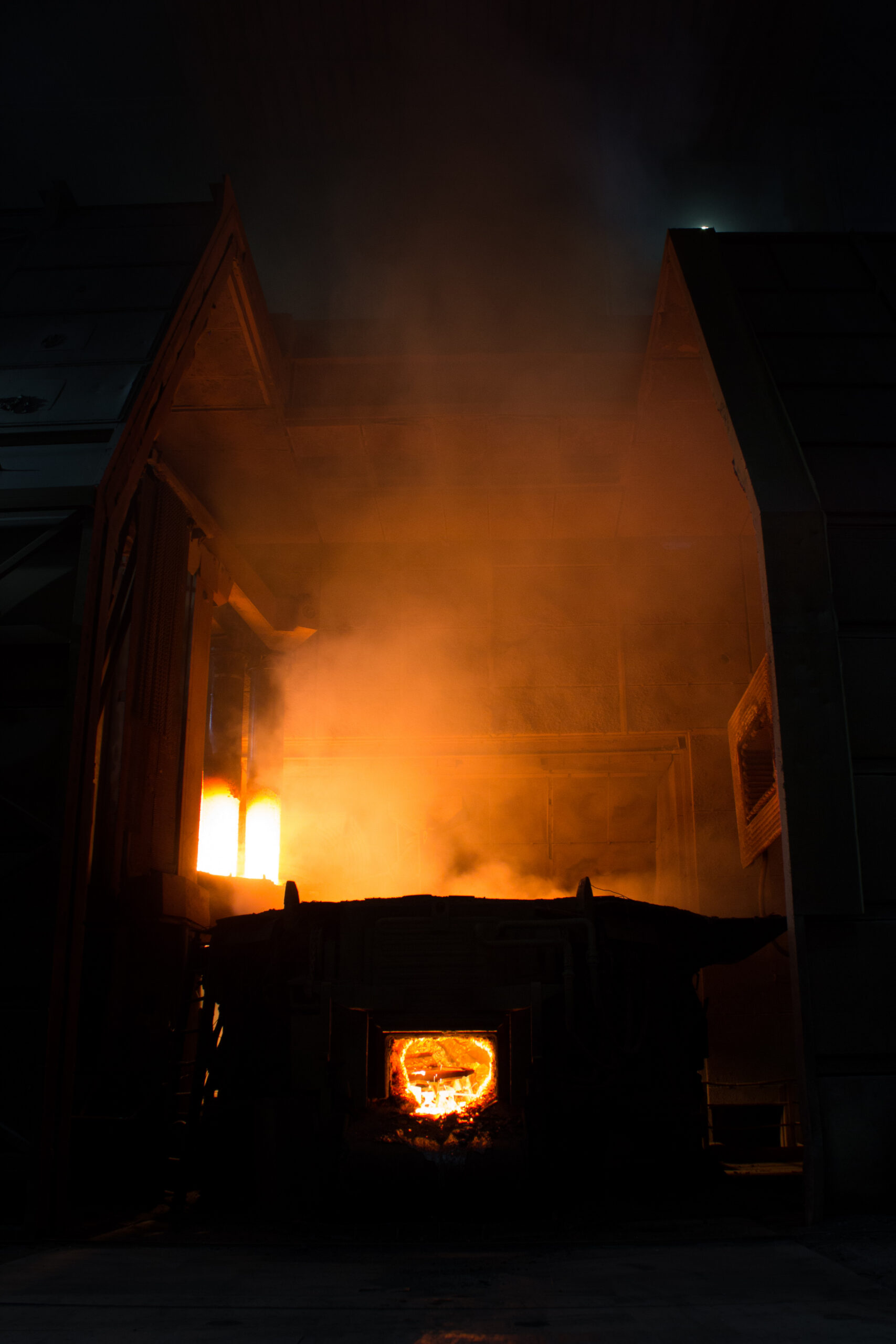 Adding steel scrap into UHP furnace
