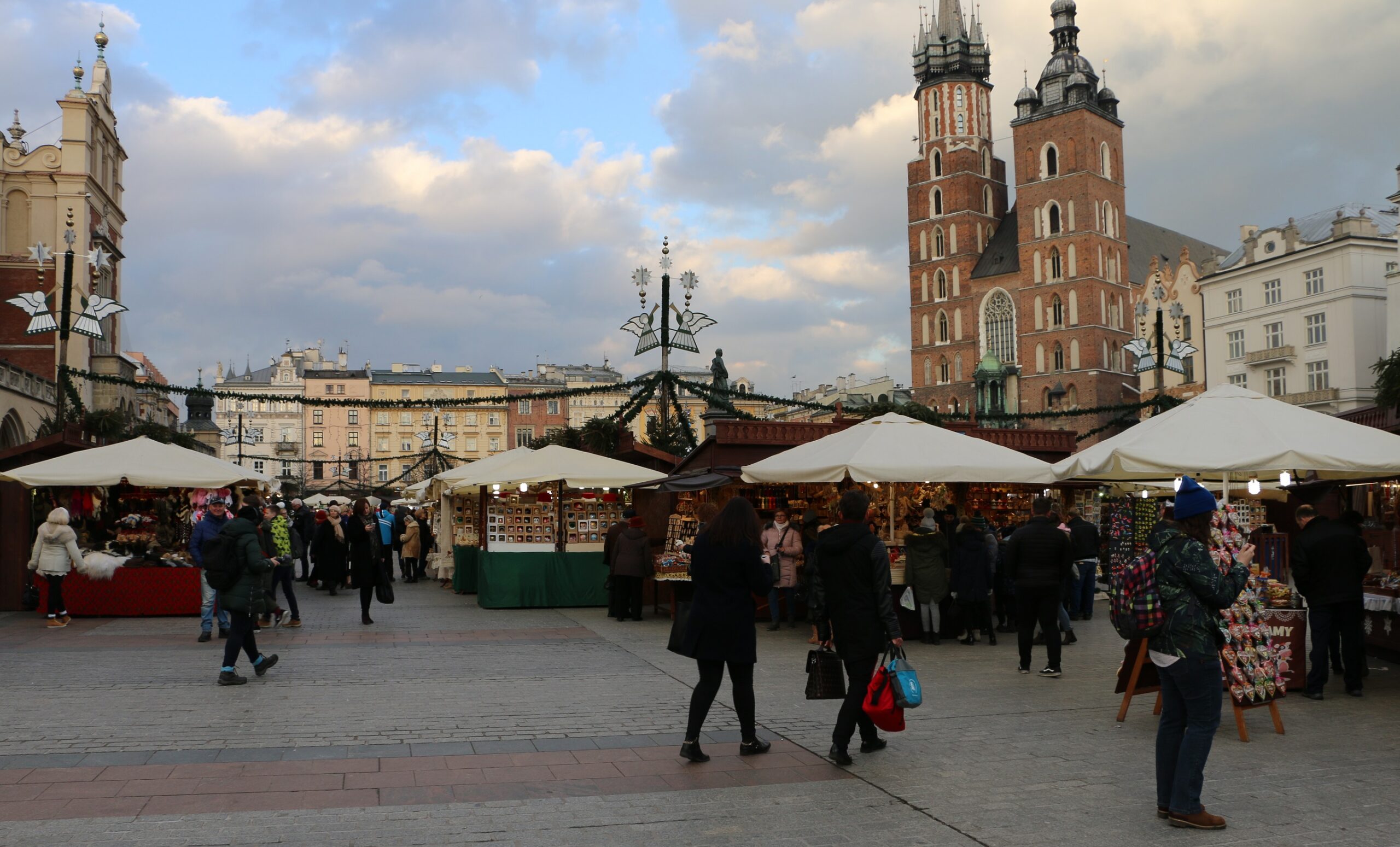 Christmas market in Krakow