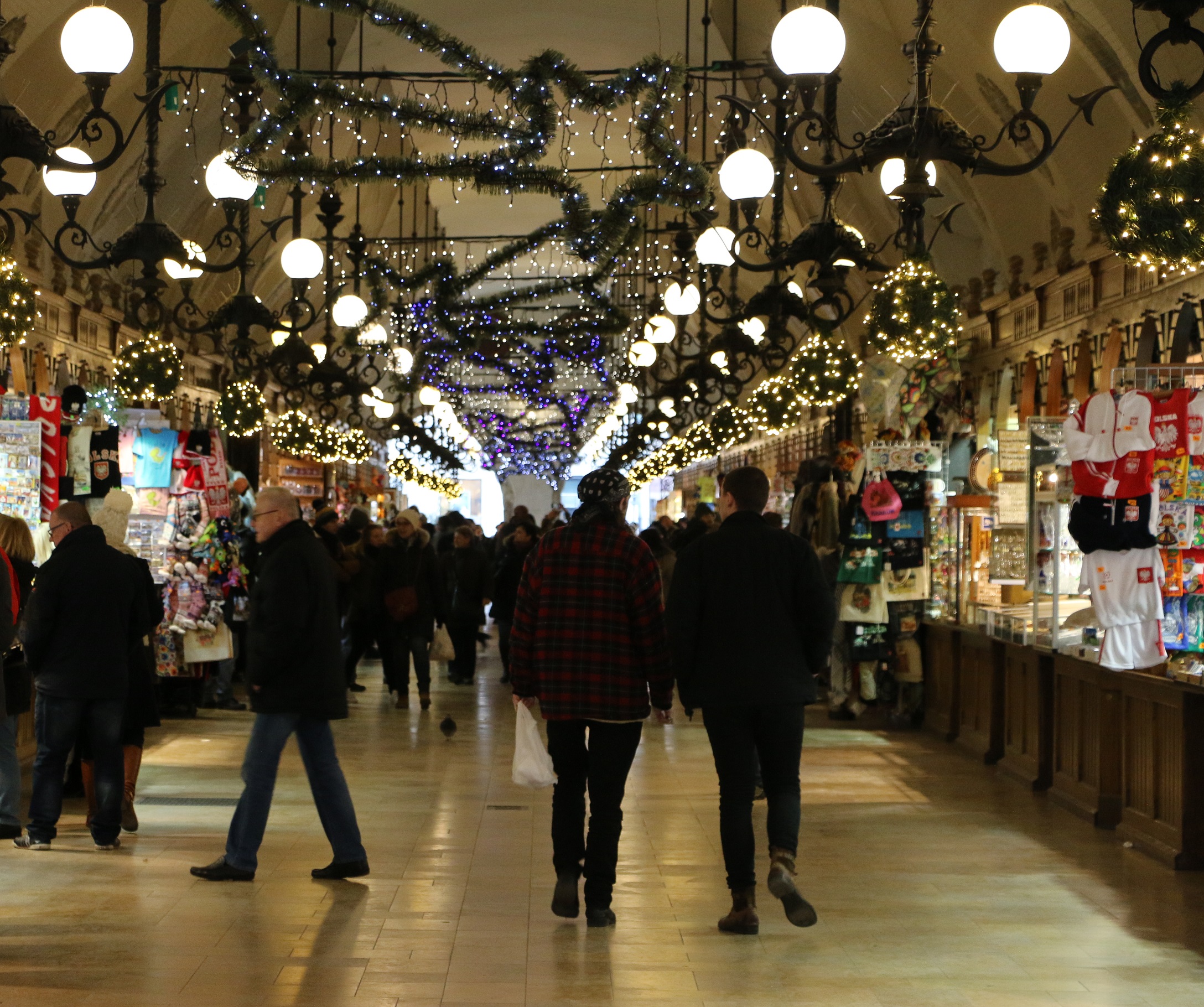 Krakow Cloth Hall in Christmas time