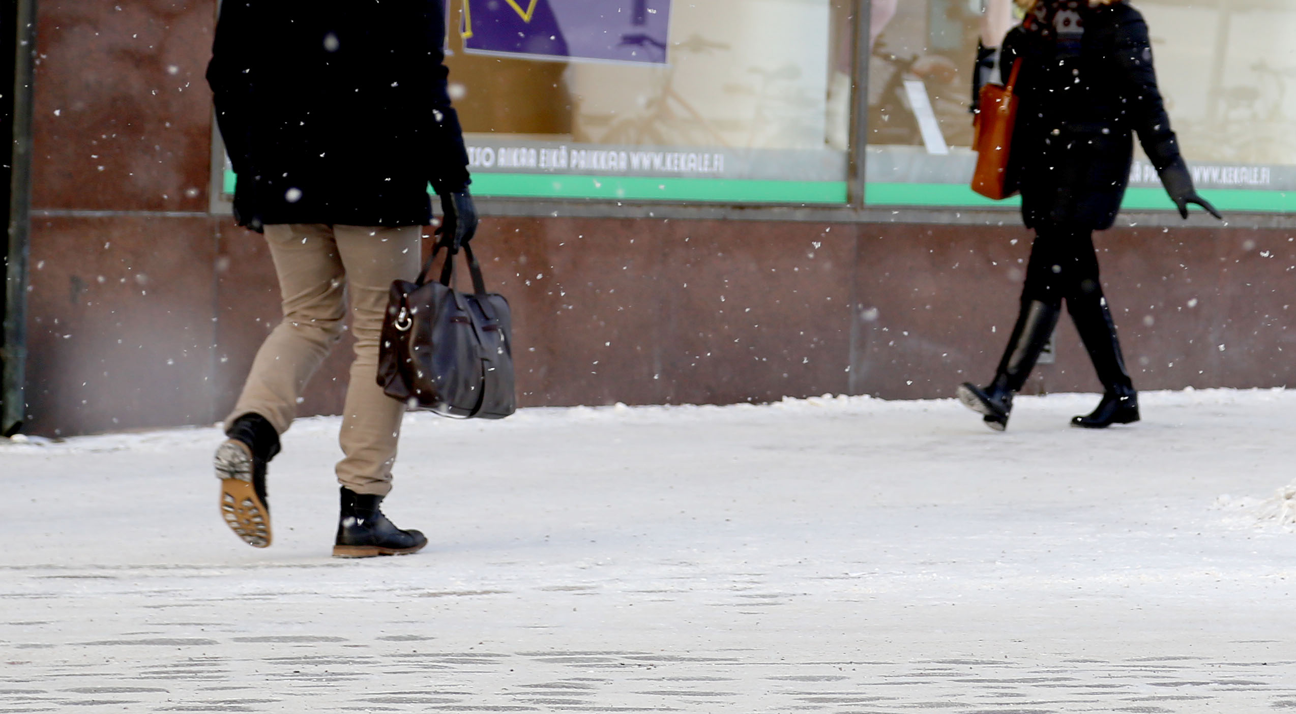 Freeze in Tampere Central Square
