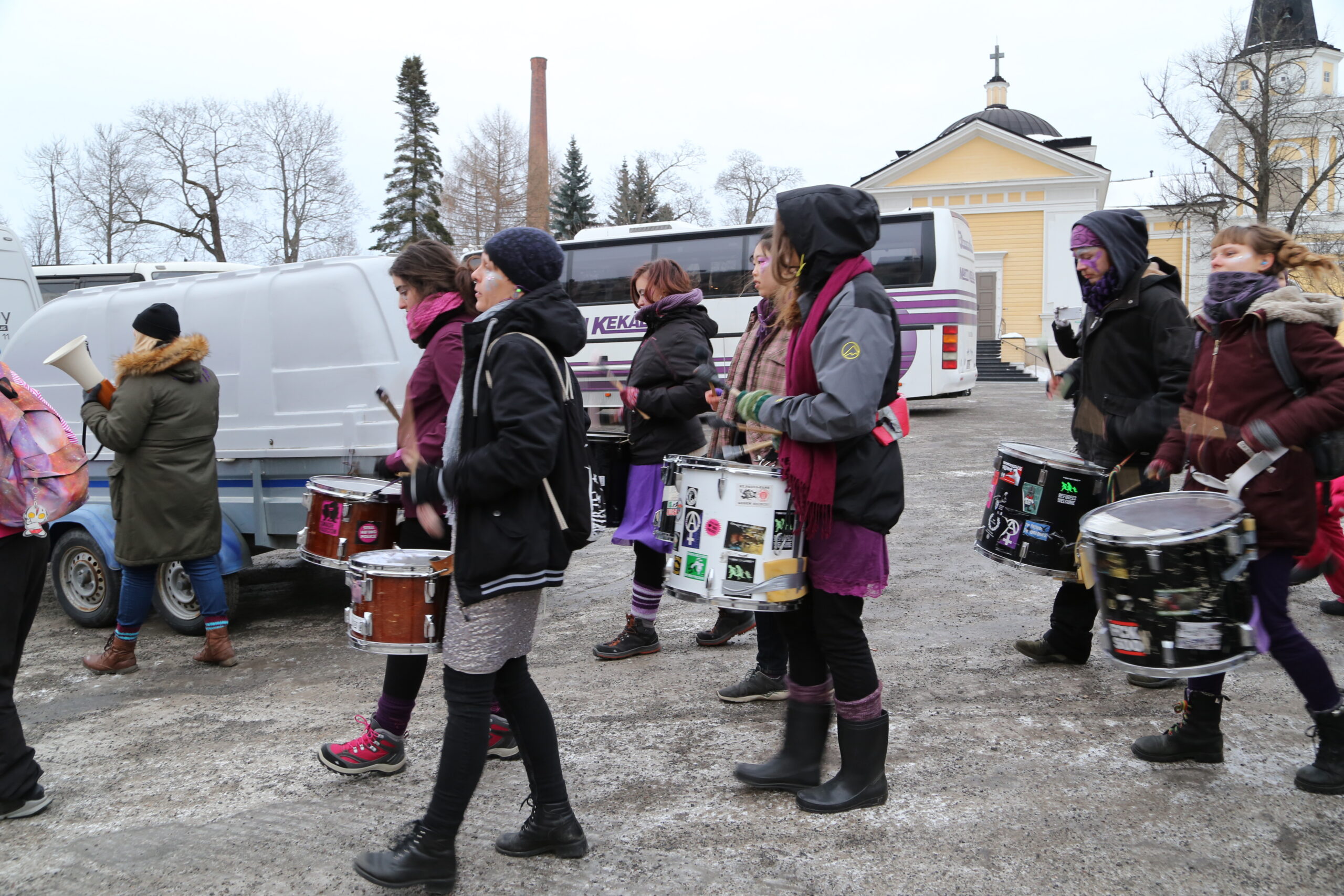 Drums In The Demonstration