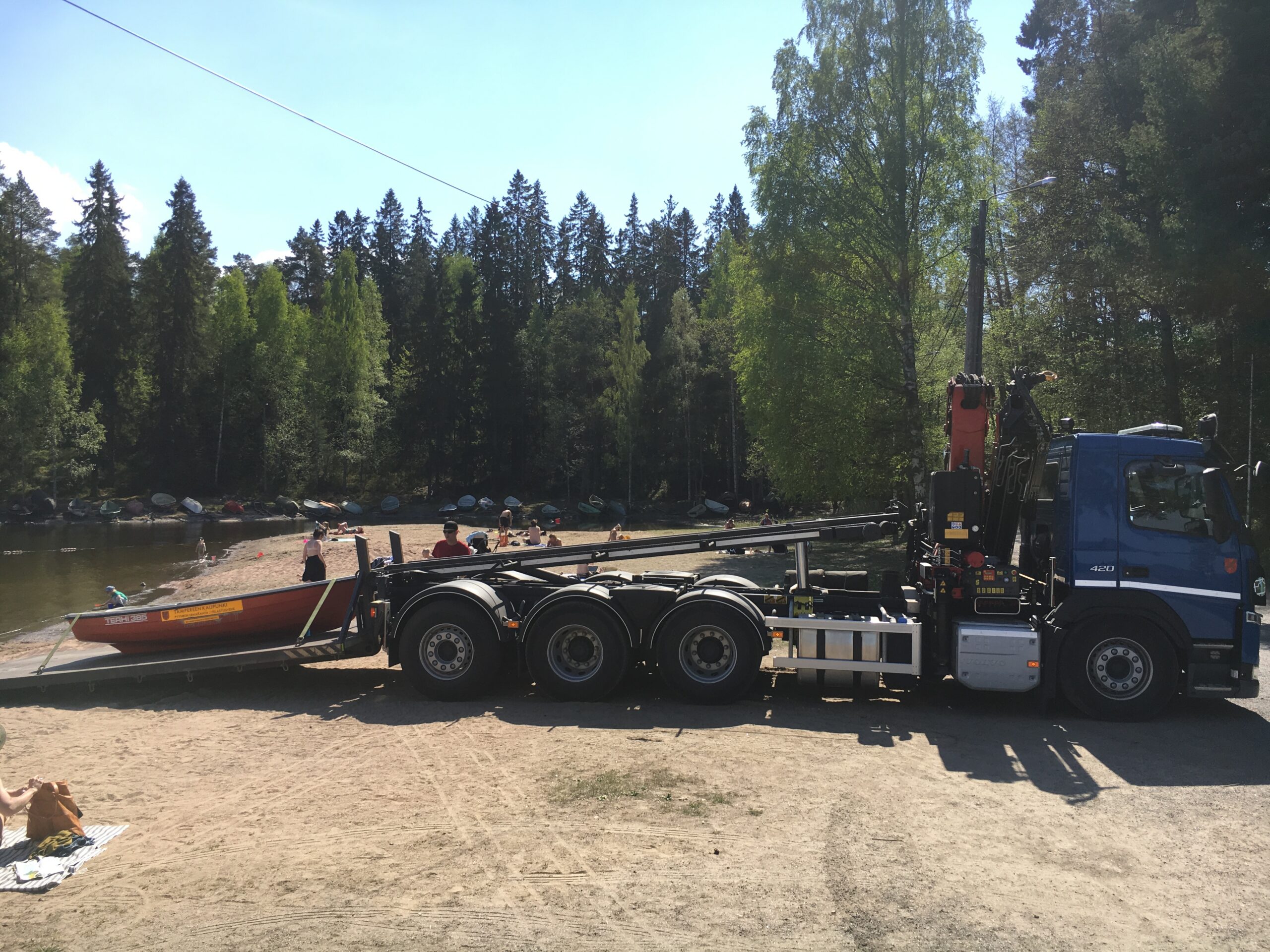 Transportation Of A Lifeboat