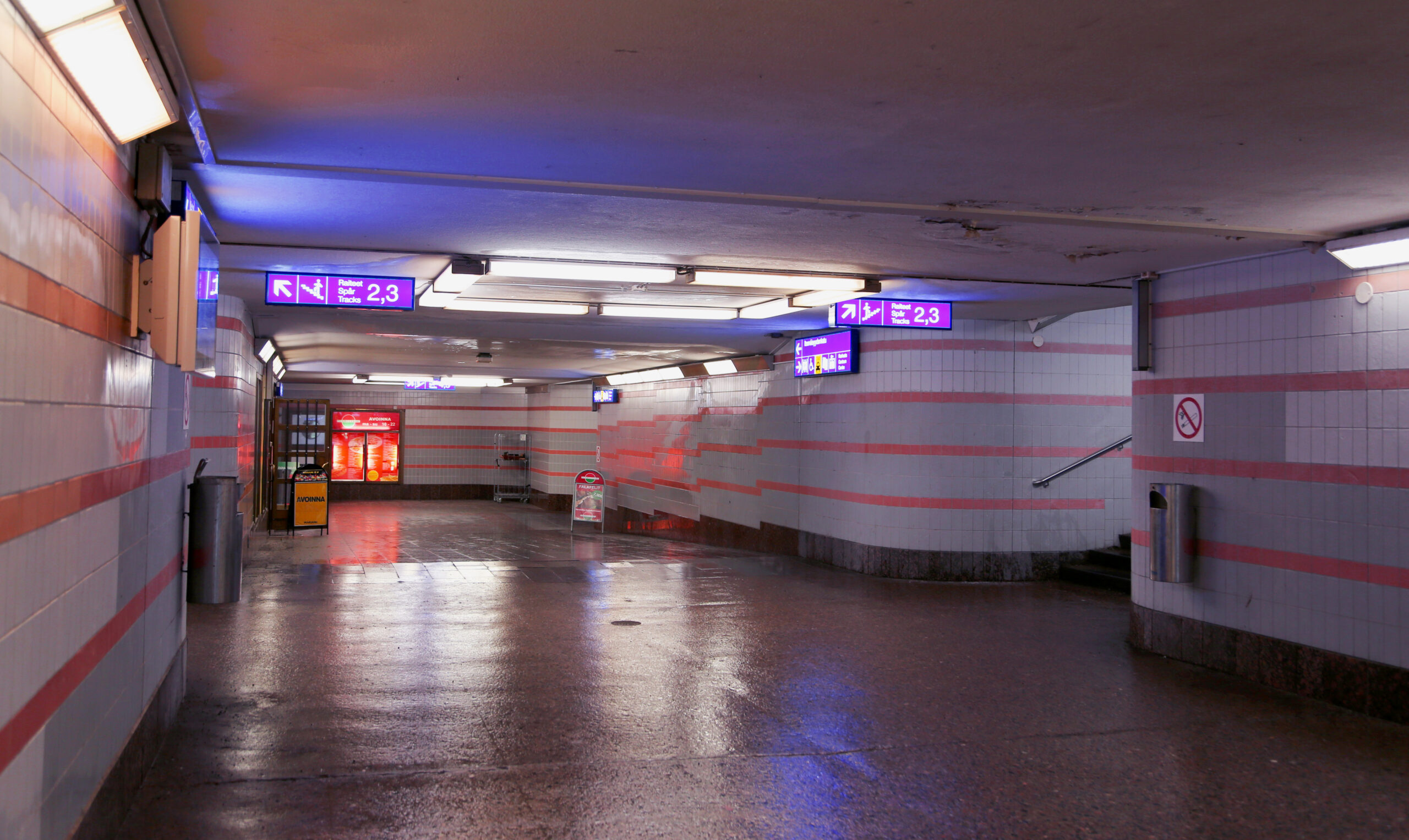 The Station Tunnel Of The Tampere Station