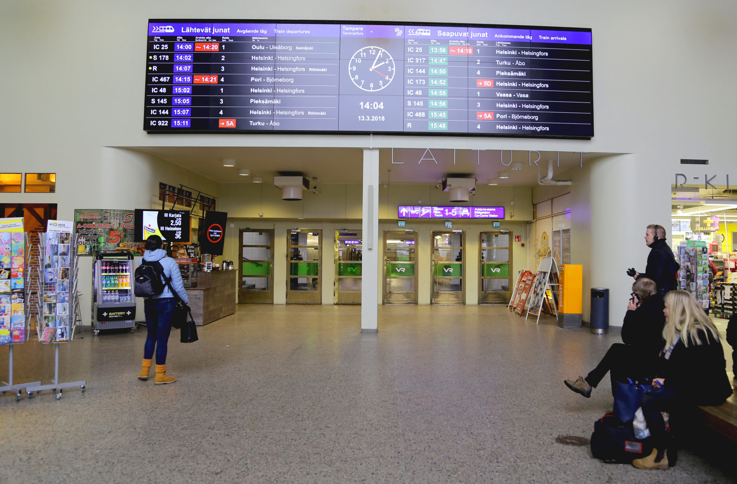 The Station Hall Of The Tampere Station