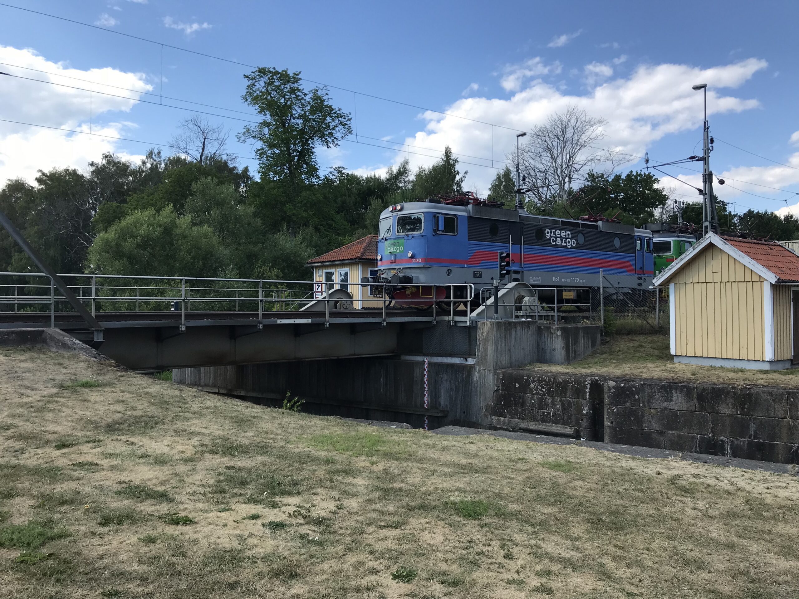 Göta Kanal (lock): Train
