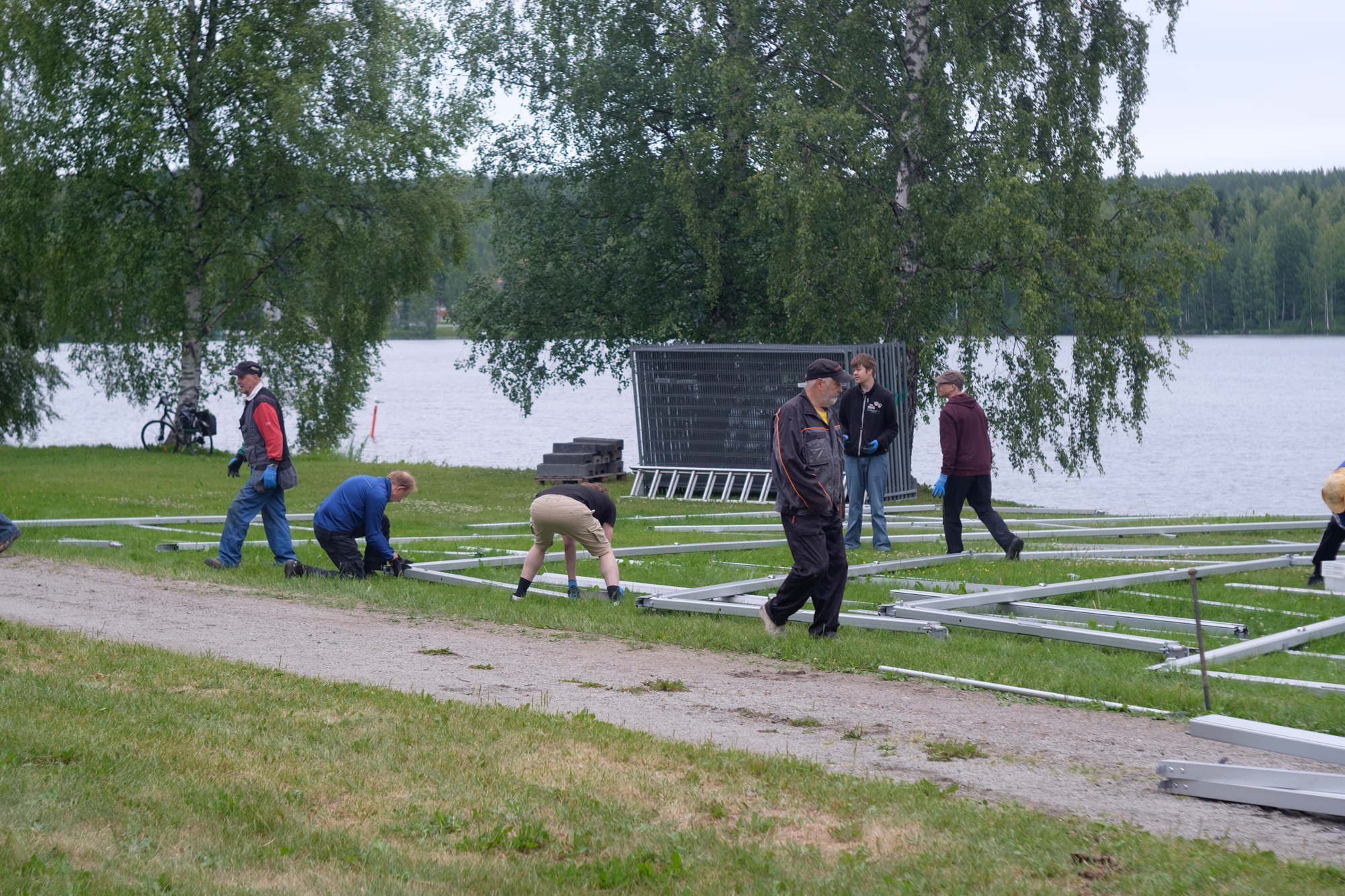 Keitelejazz Volunteer Work I: Preparing the Festival Area