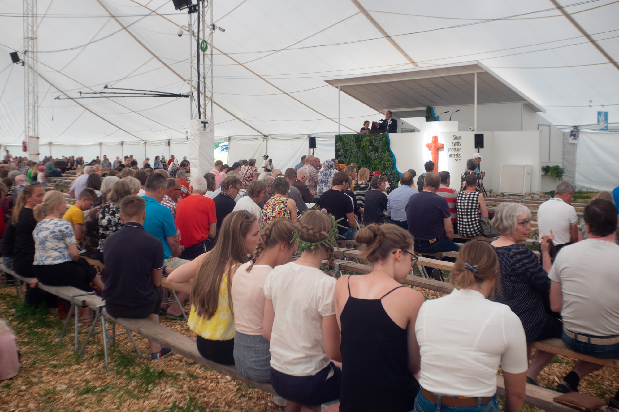 Summer services IV: Reading of the Gospel in the Main Tent