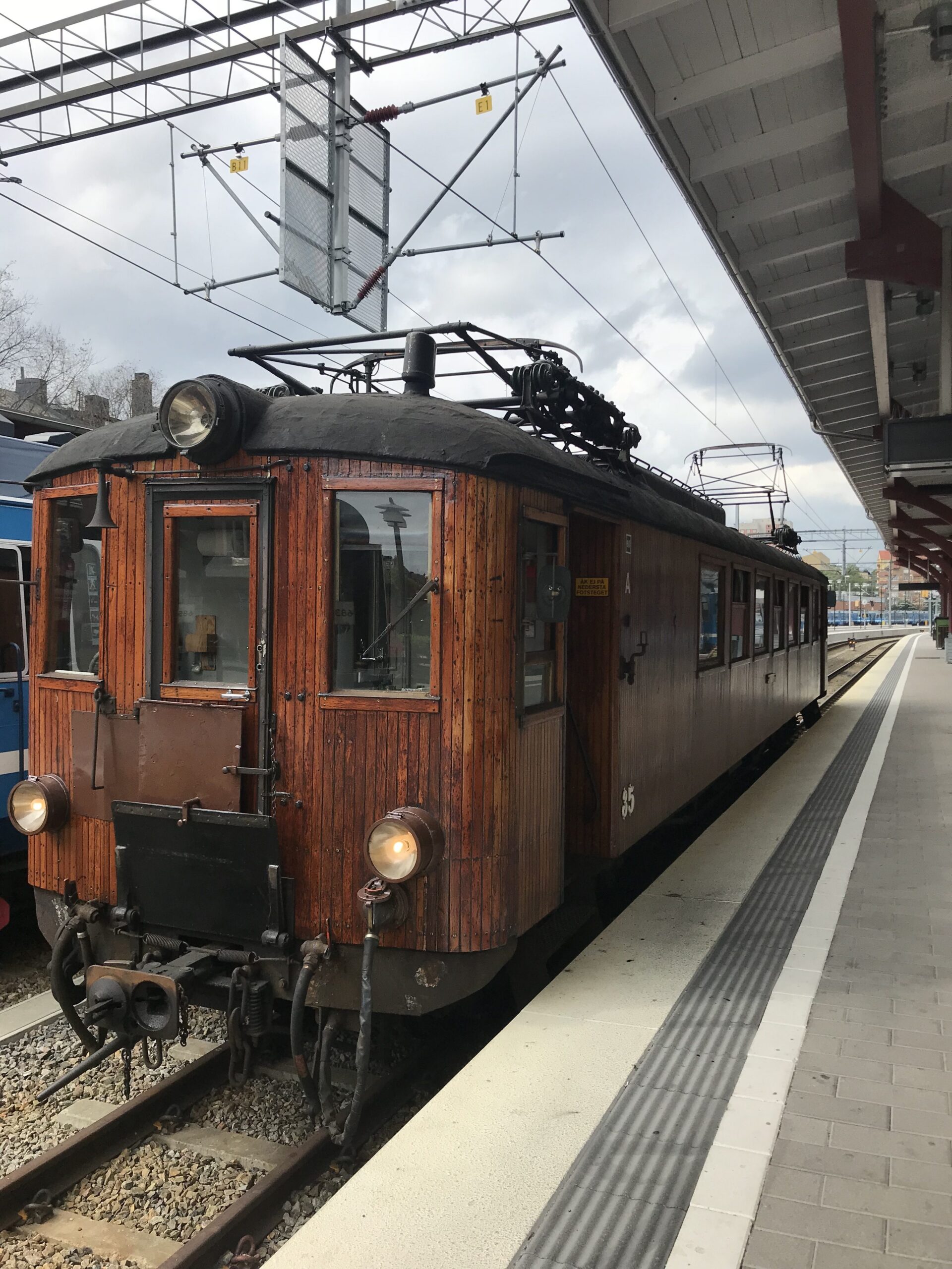 Roslagsbanan, train from 1934 without guide (2)