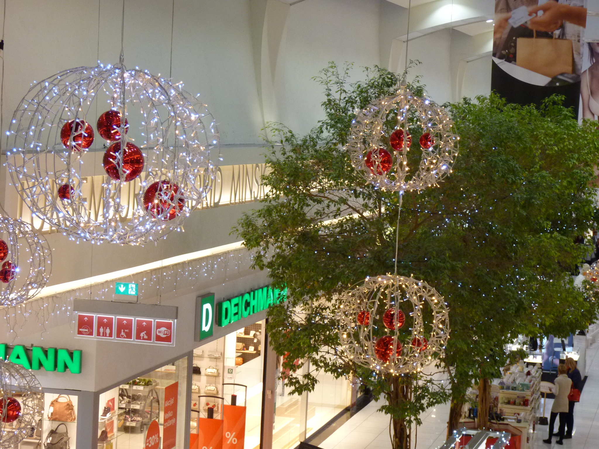 Christmas shopping Centre in ljubljana