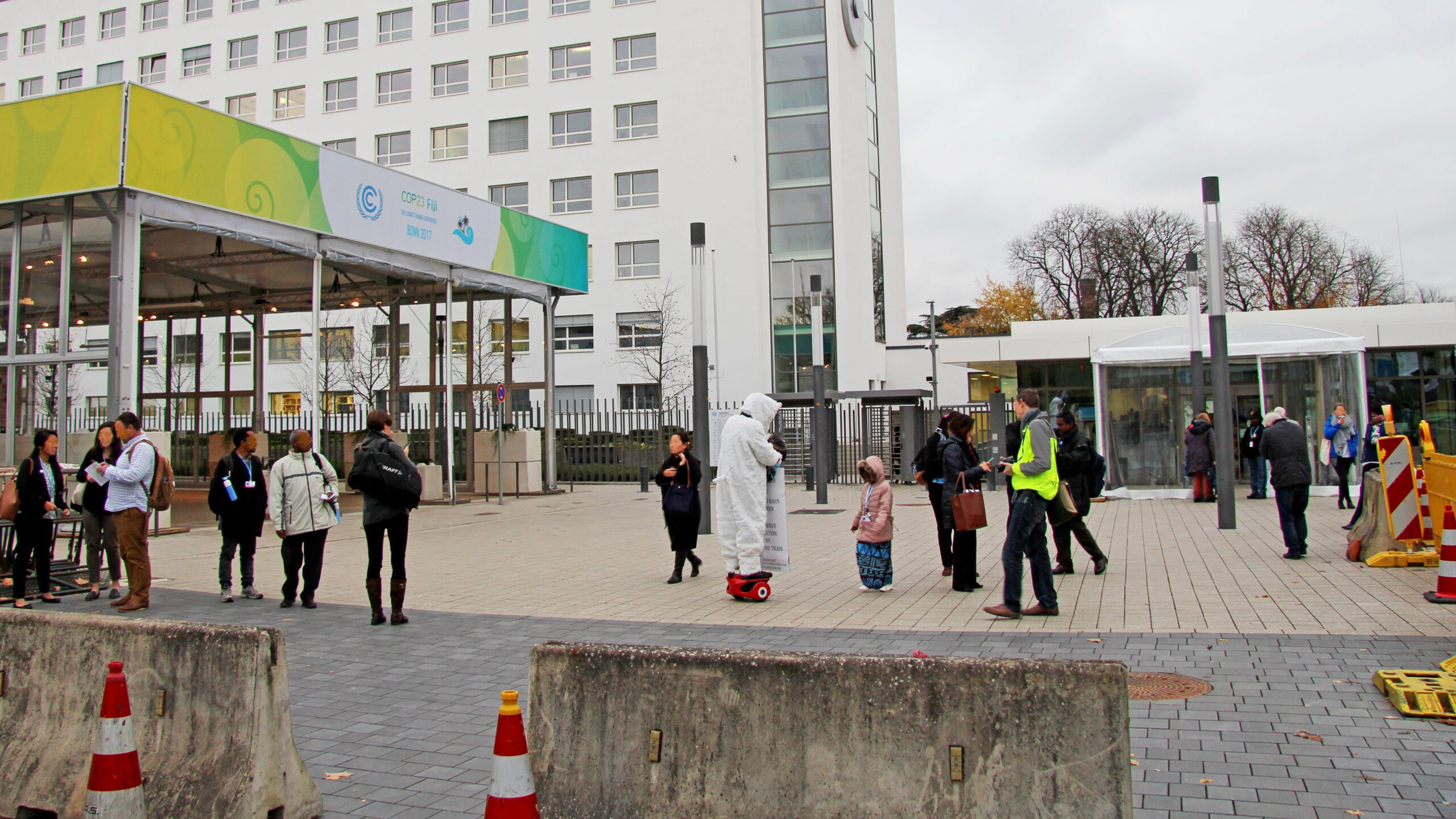 COP23 UN Climate Change Conference in Bonn – Soundscape at the Entrance to the Conference Centre