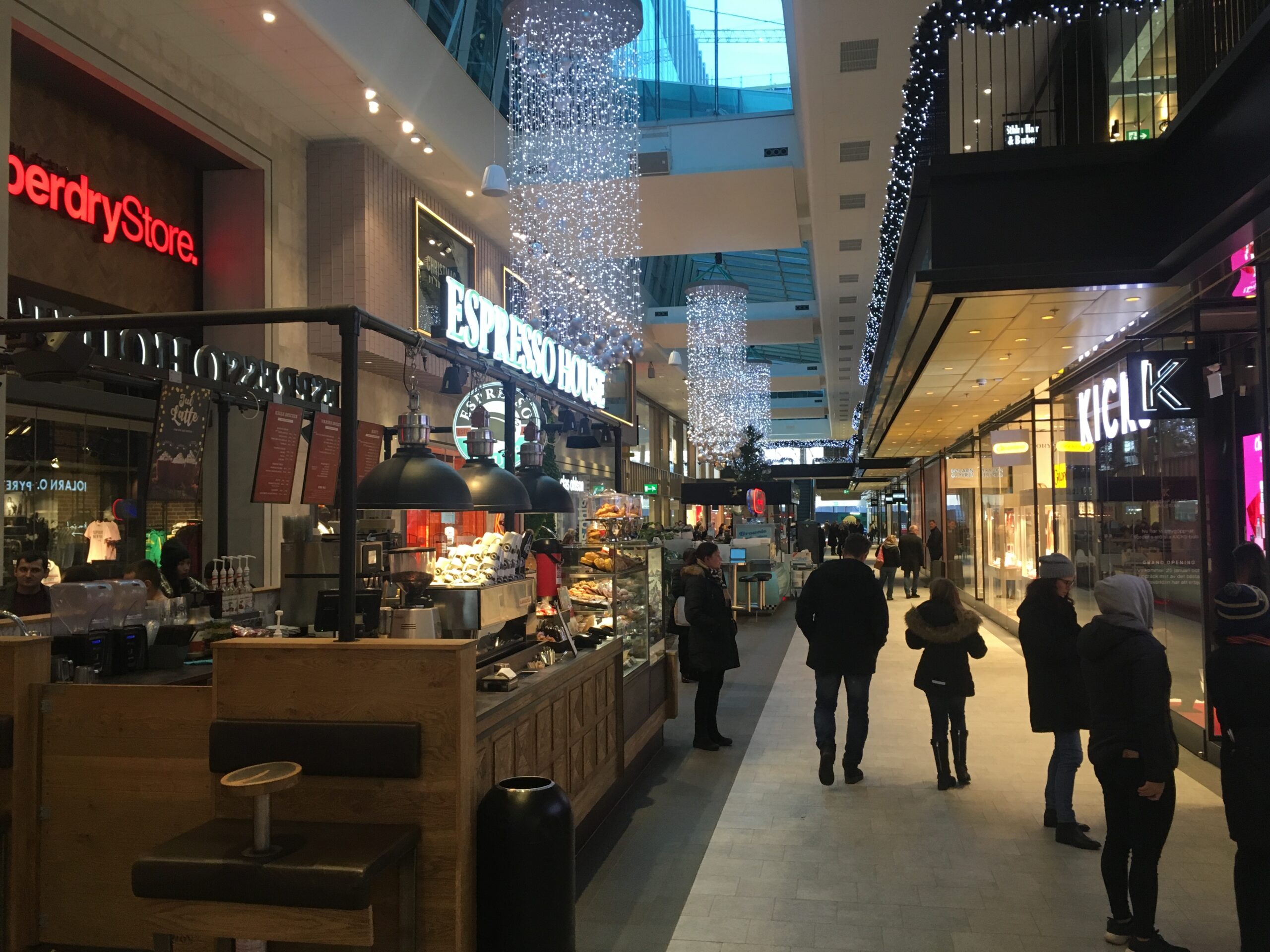 Christmas Sound Walk Gallerian Stockholm