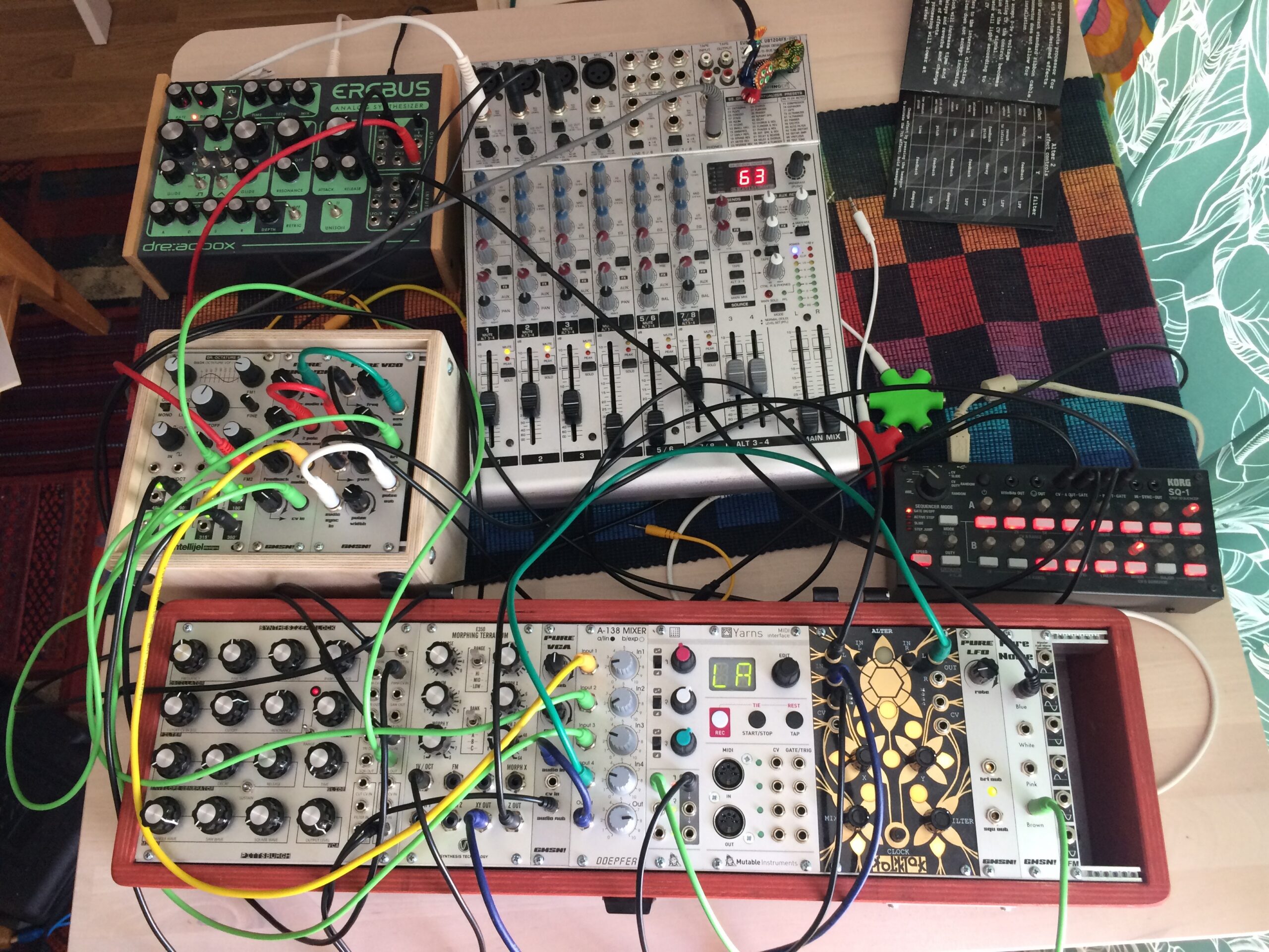 Modular Synthesizer: A drone Soundscape
