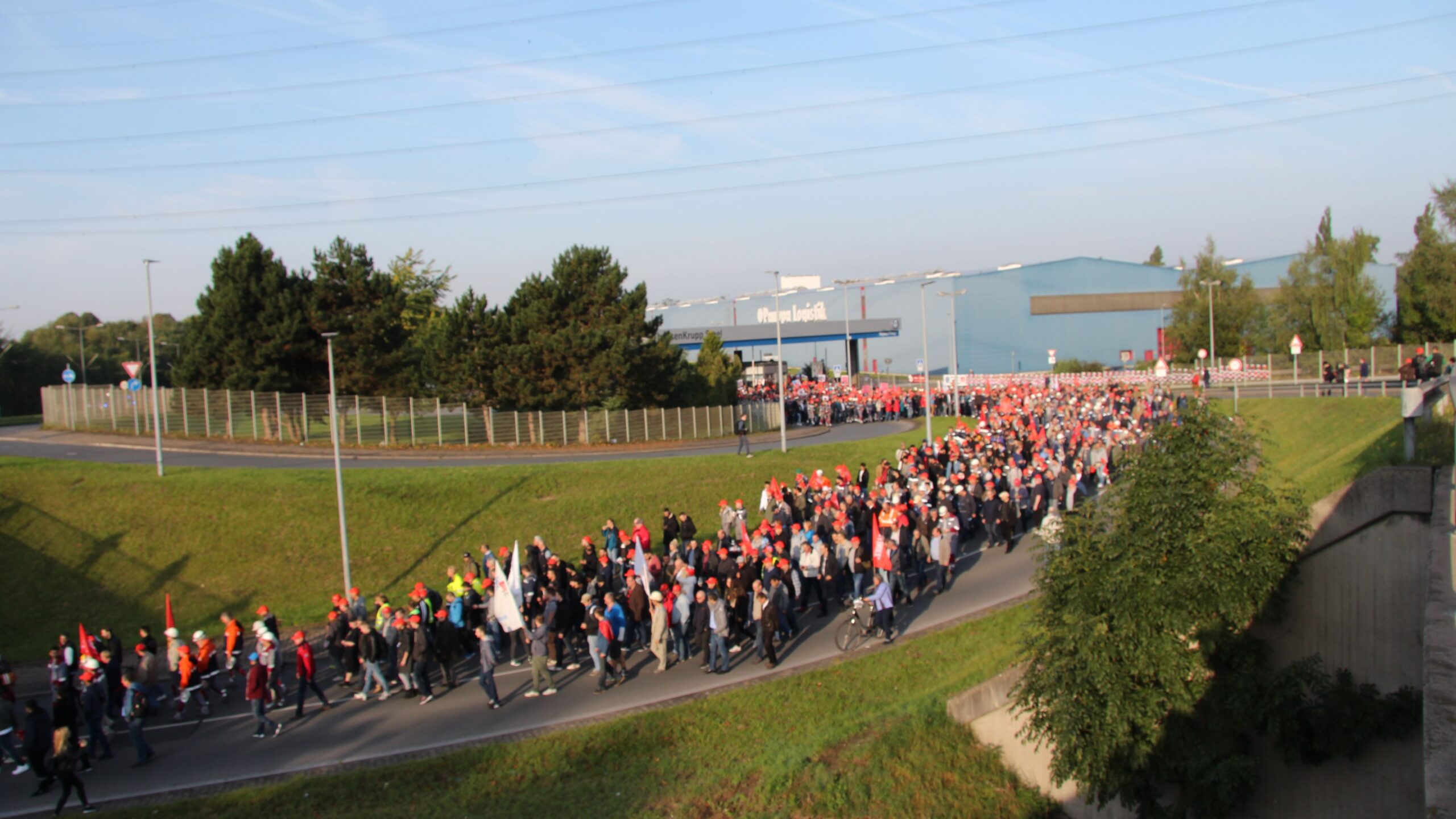 IG Metall Workers’ Union Protest I: Beginning of Protest March