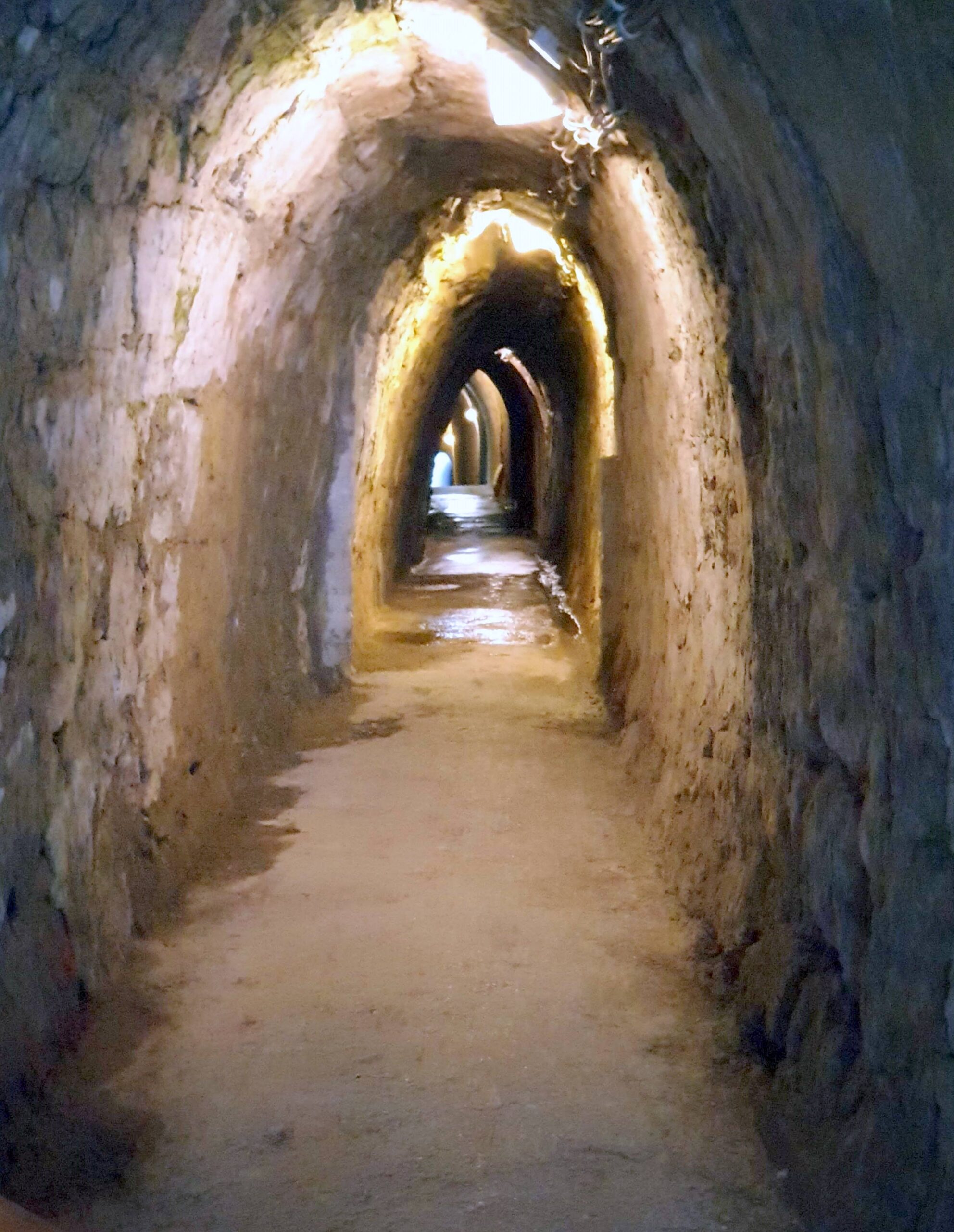 IDRIJA, ANTHONY`S SHAFT; AIR BLOWING THROUGH THE MINE
