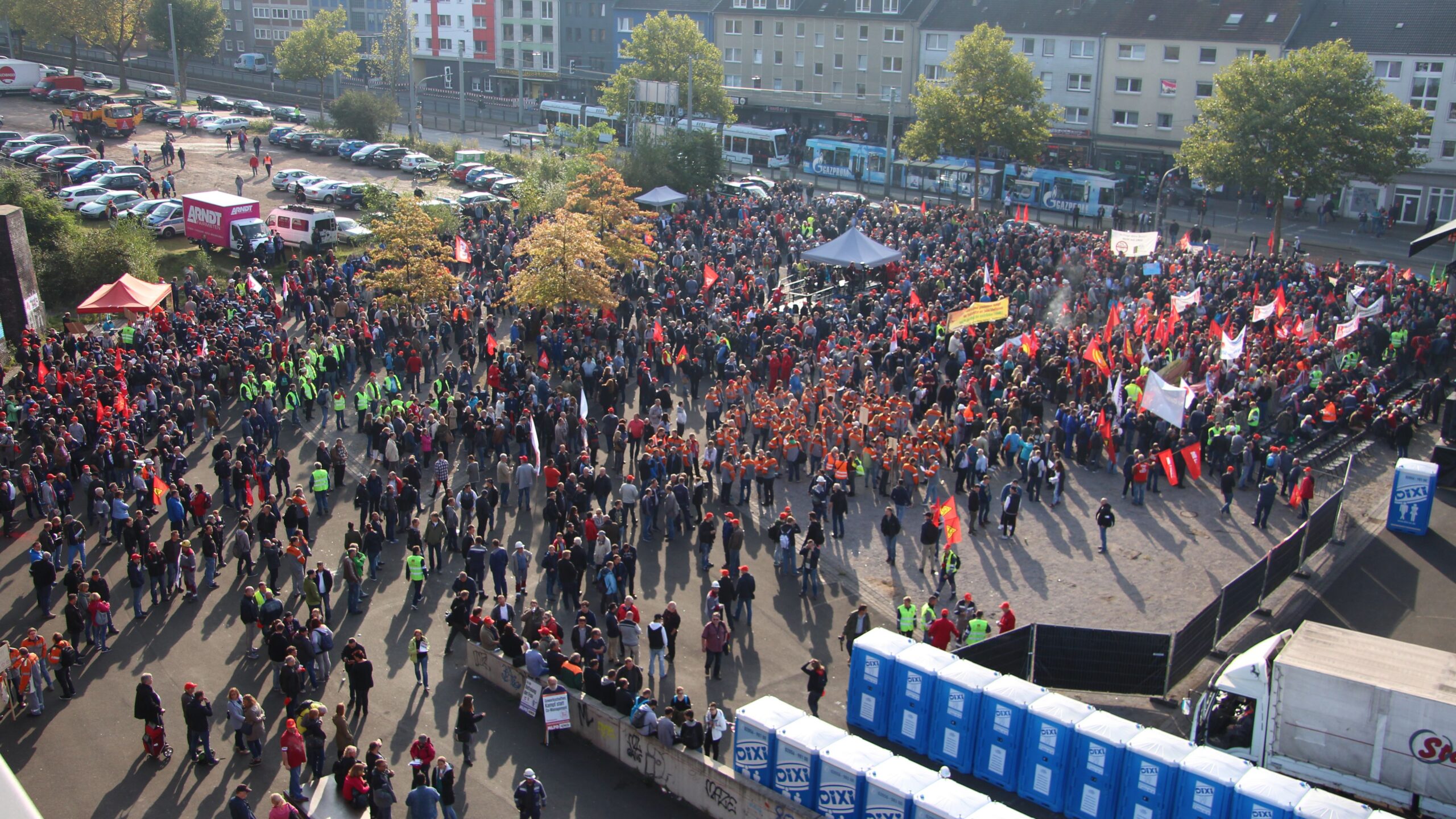 IG Metall Workers’ Union Protest V: Beginning of the Rally