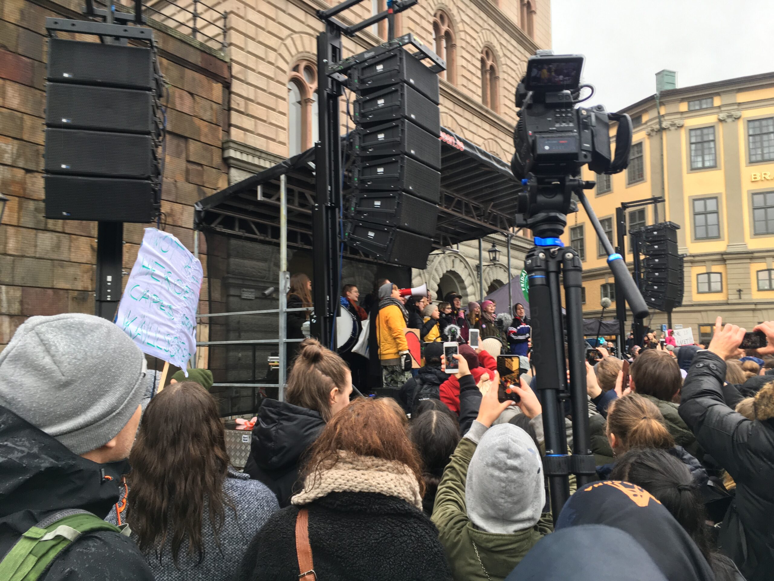 Fridays For Future (Sweden): Concluding speaches and slogans