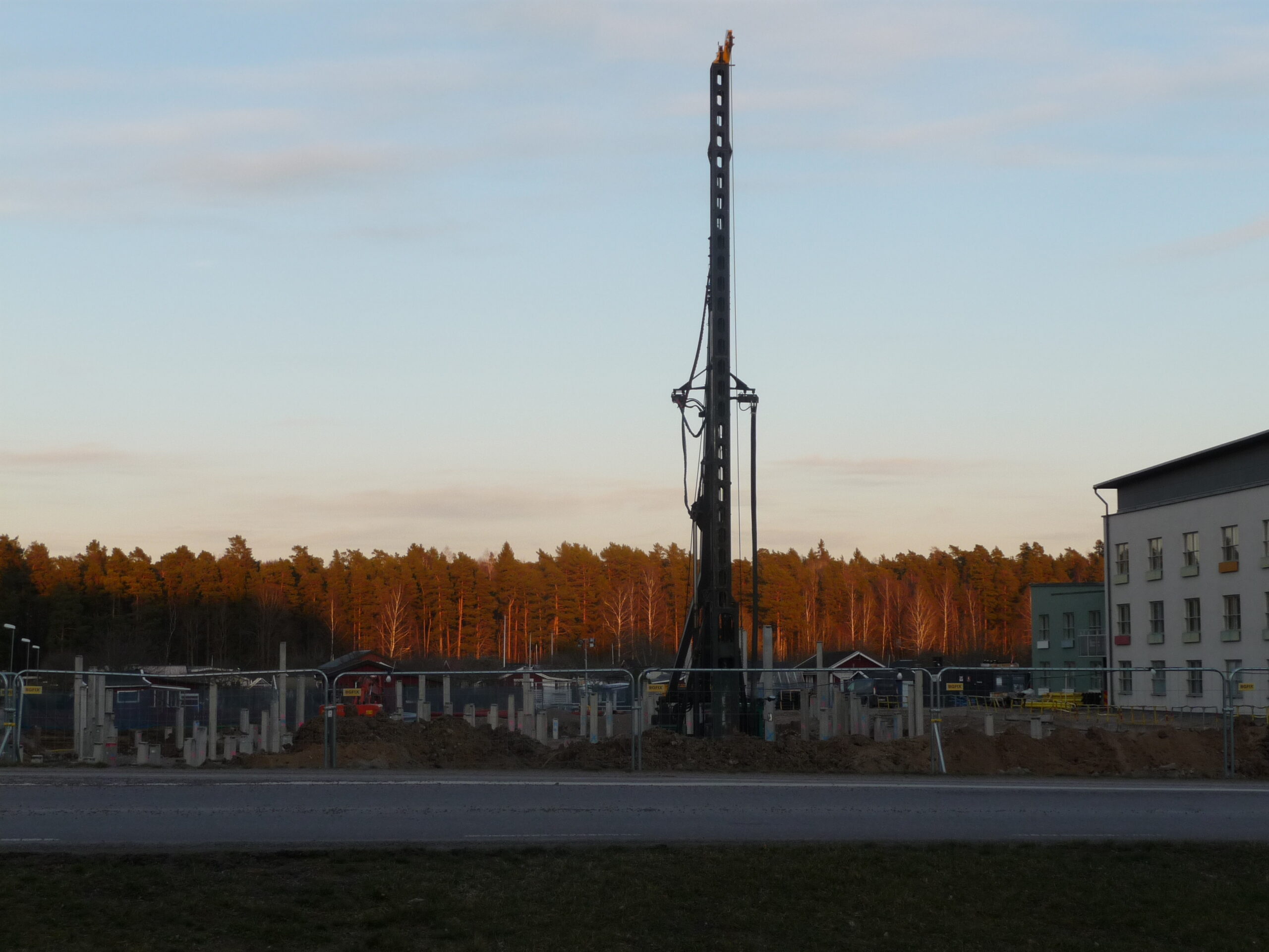 Construction Site at the University of Linköping