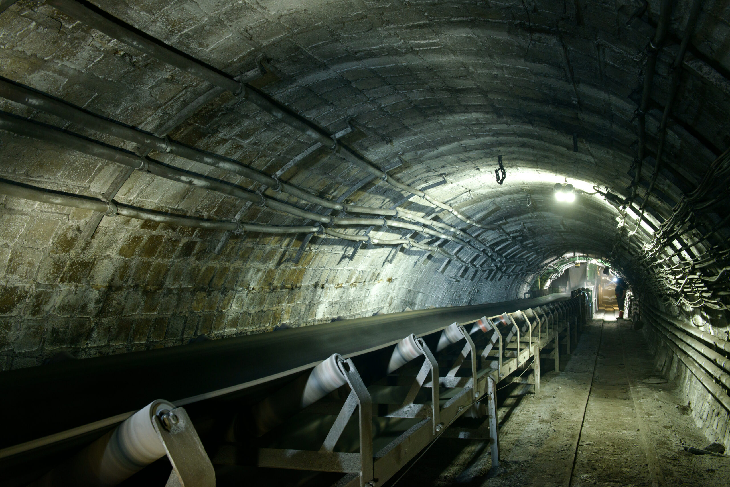 The Velenje Coal Mine, Coal transportation with conveyor belt number 60 (main coal transport)