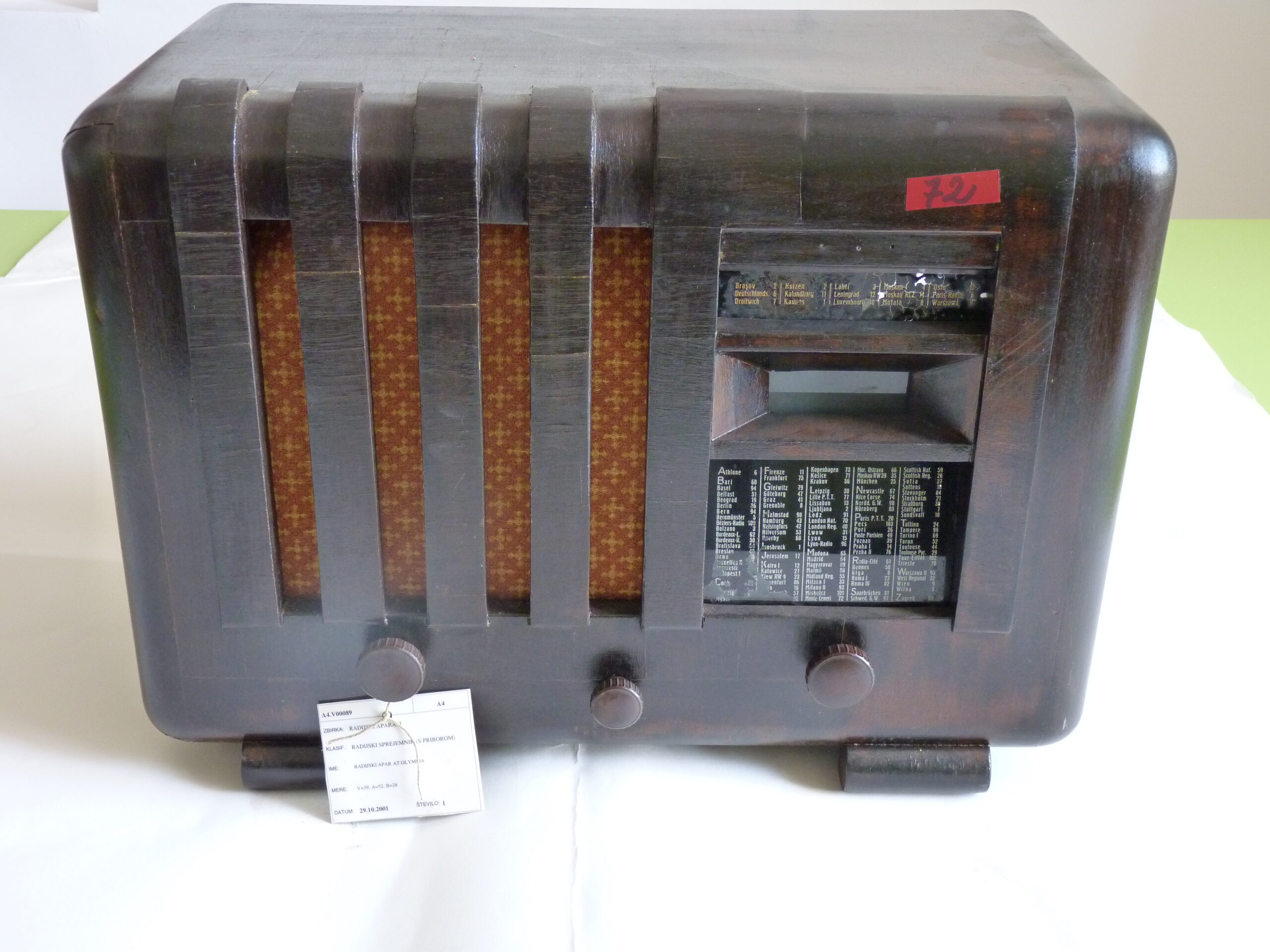 Radio Olympia – switching on and off