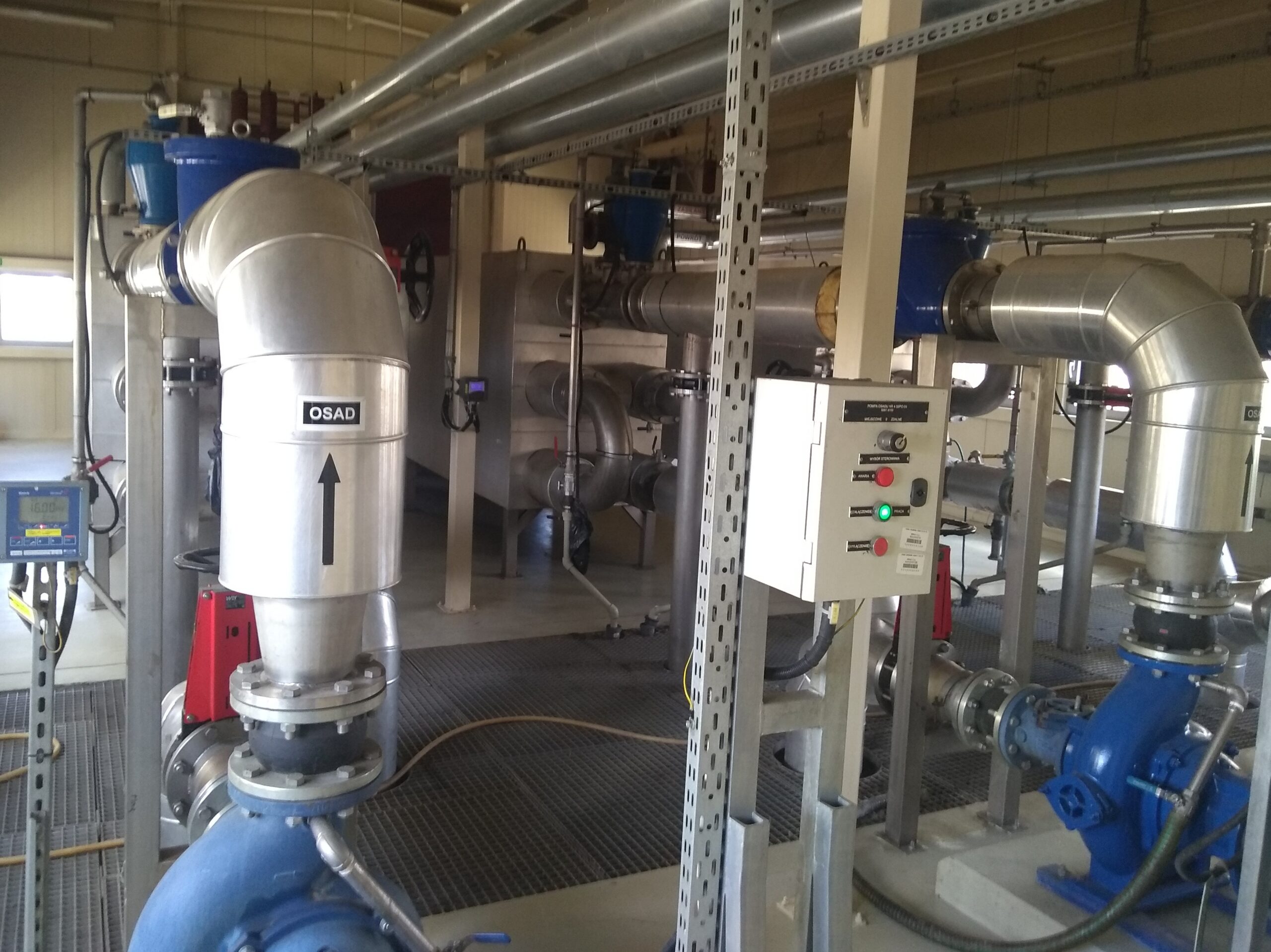 The sewage treatment plant (14): sludge heating