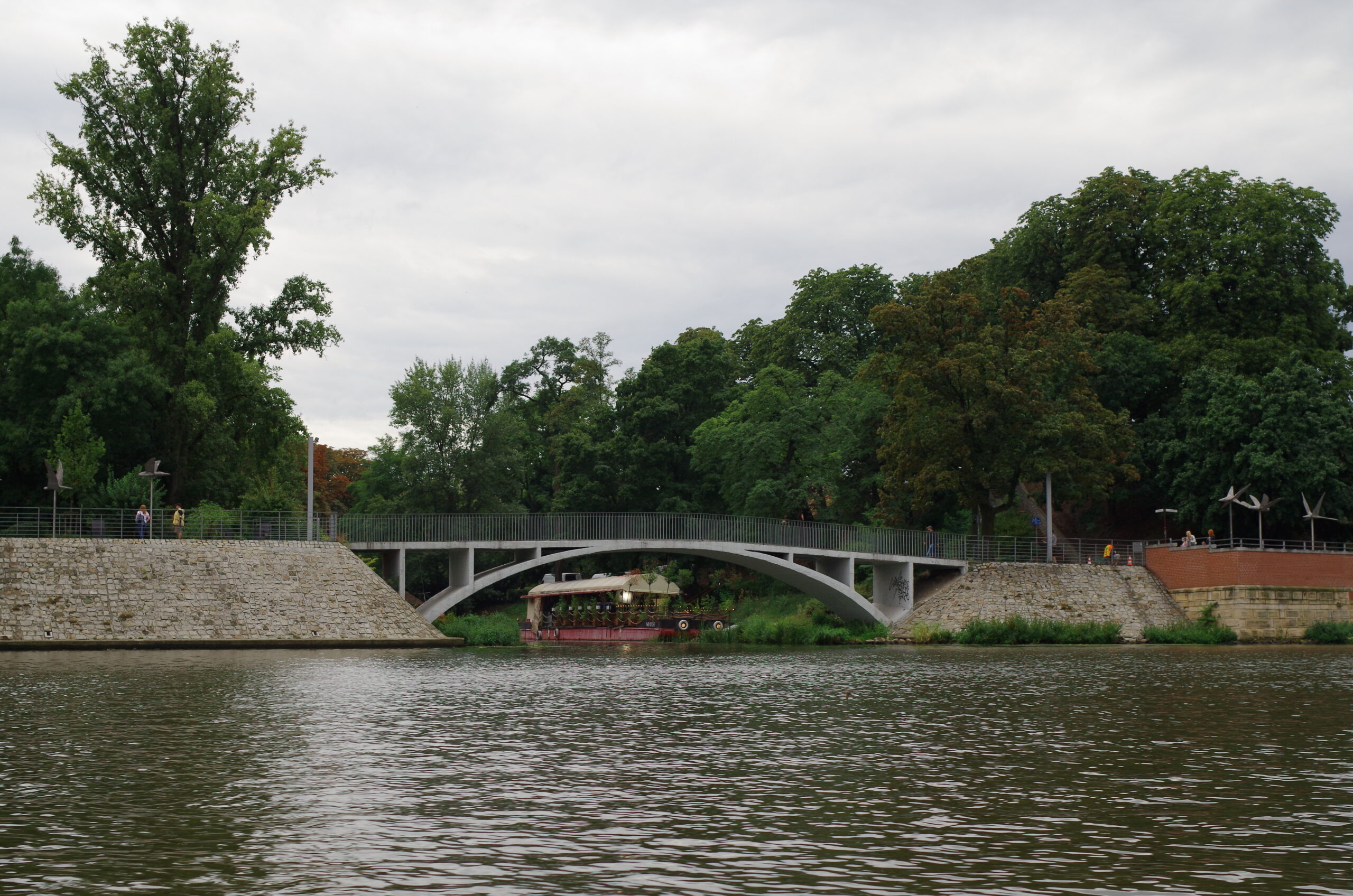 A cruise on the Wrocław Water Junction (binaural), part 3