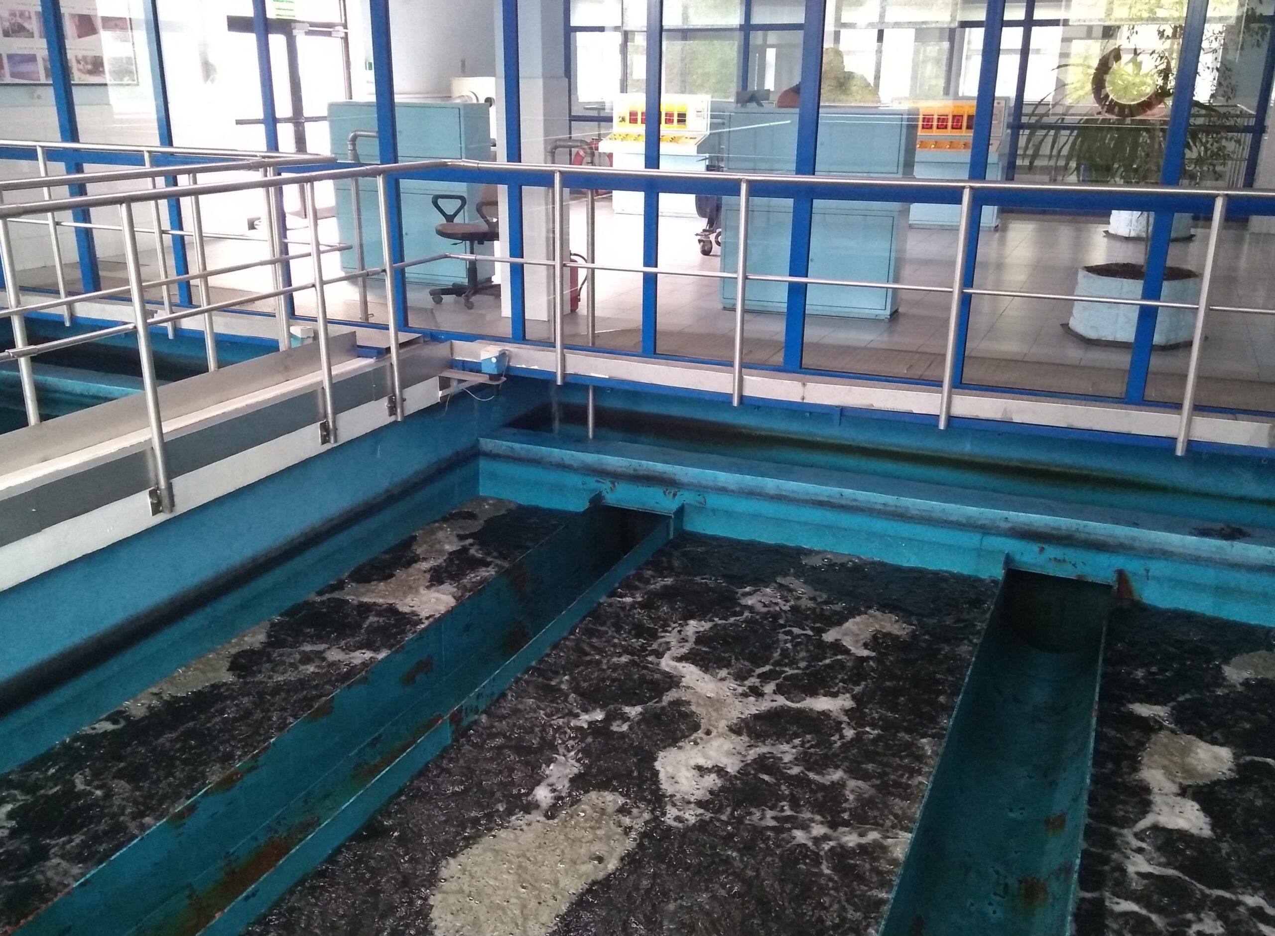 Waterworks (4): the sand filter building - filter aeration