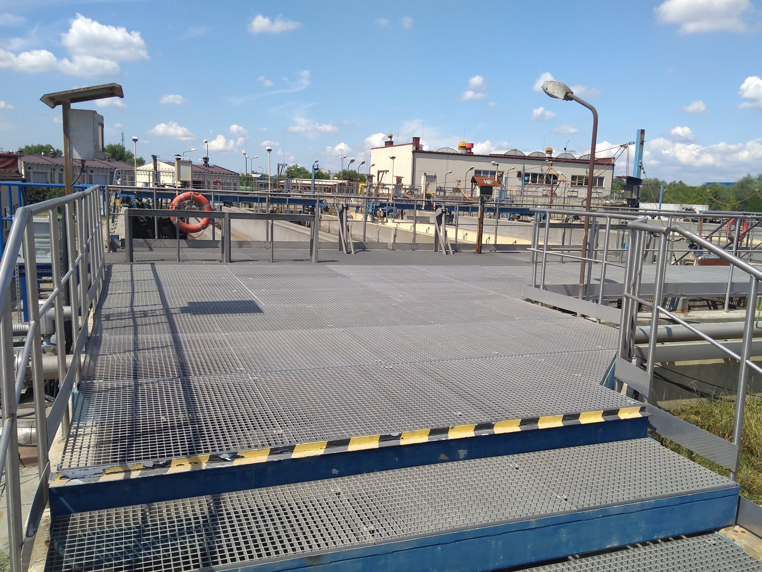 The sewage treatment plant (8): the sand trap - sewage following sand removal