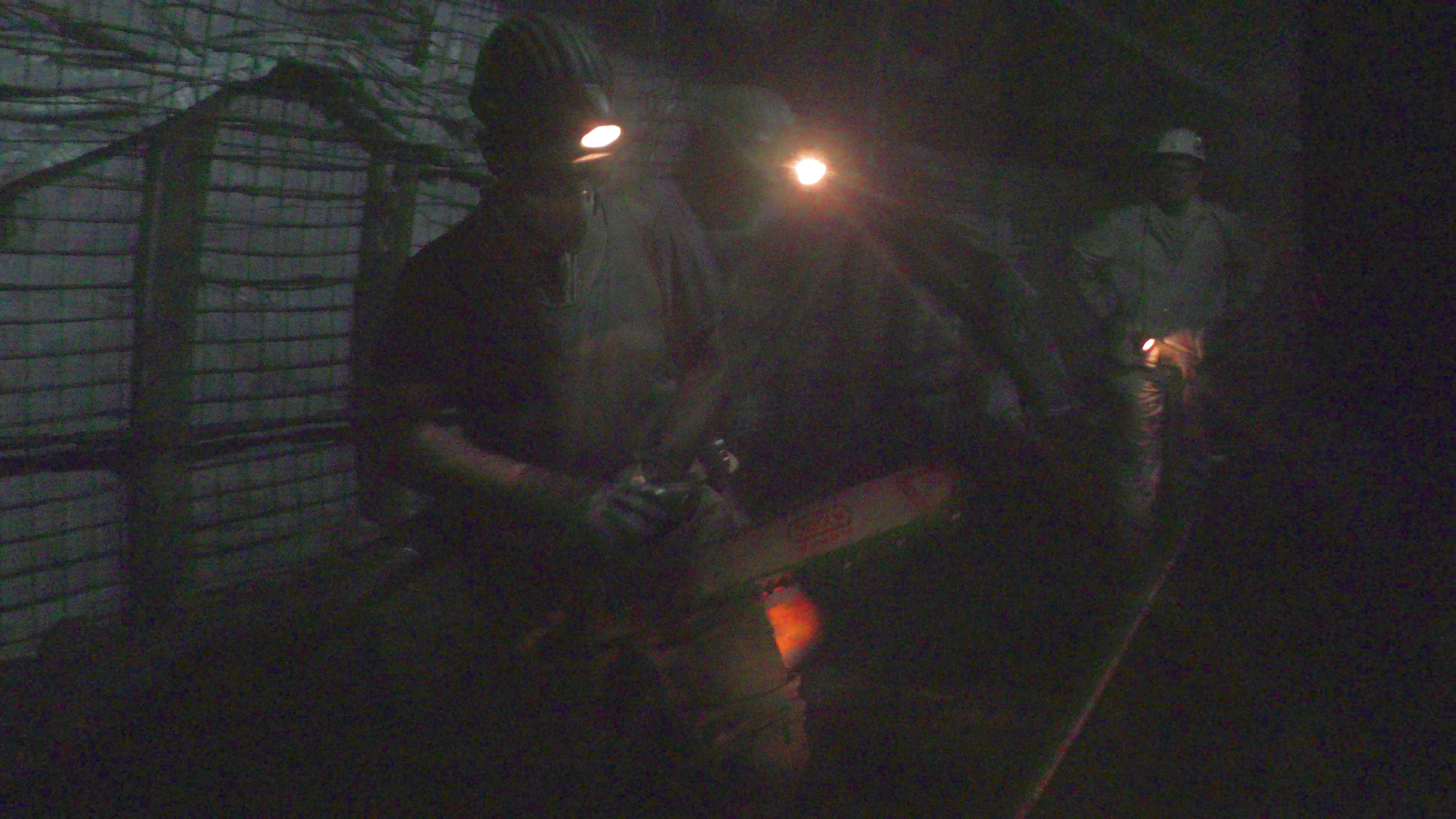 Coal Mine Prosper Haniel III – Pneumatic Chainsaw