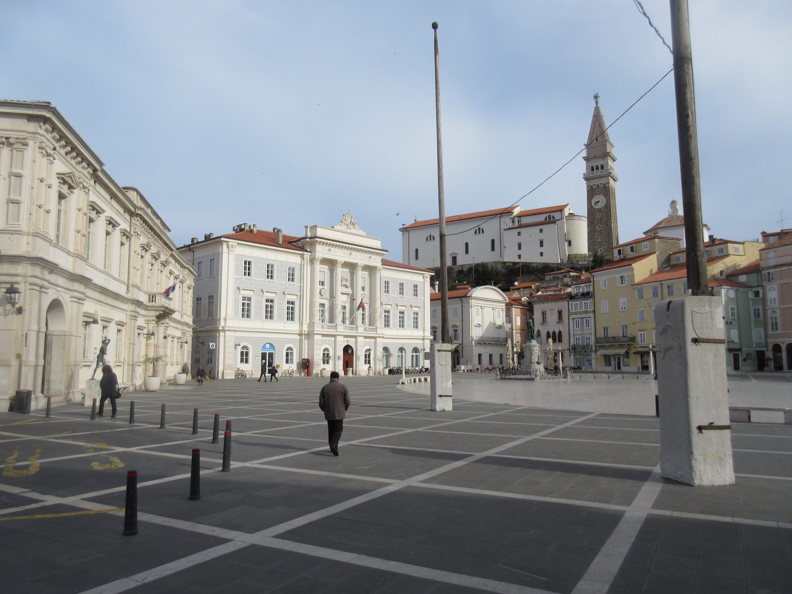 At the central square of Piran