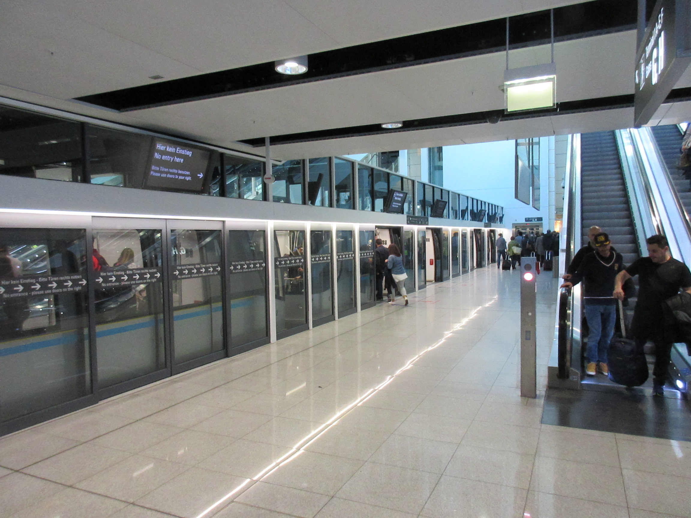 Munich airport underground (inside)