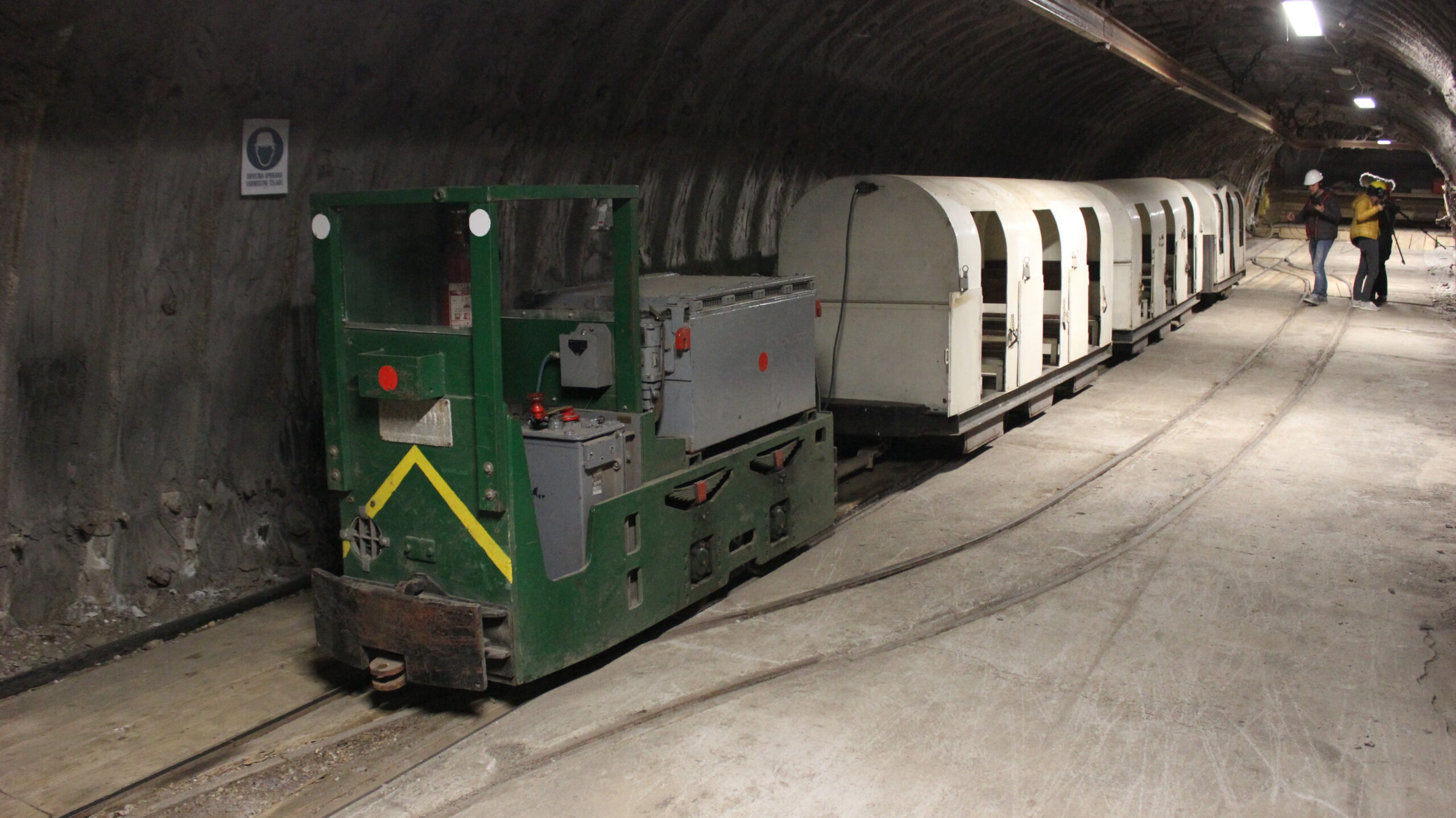 The Coal mining Museum of Slovenia, an underground train ride