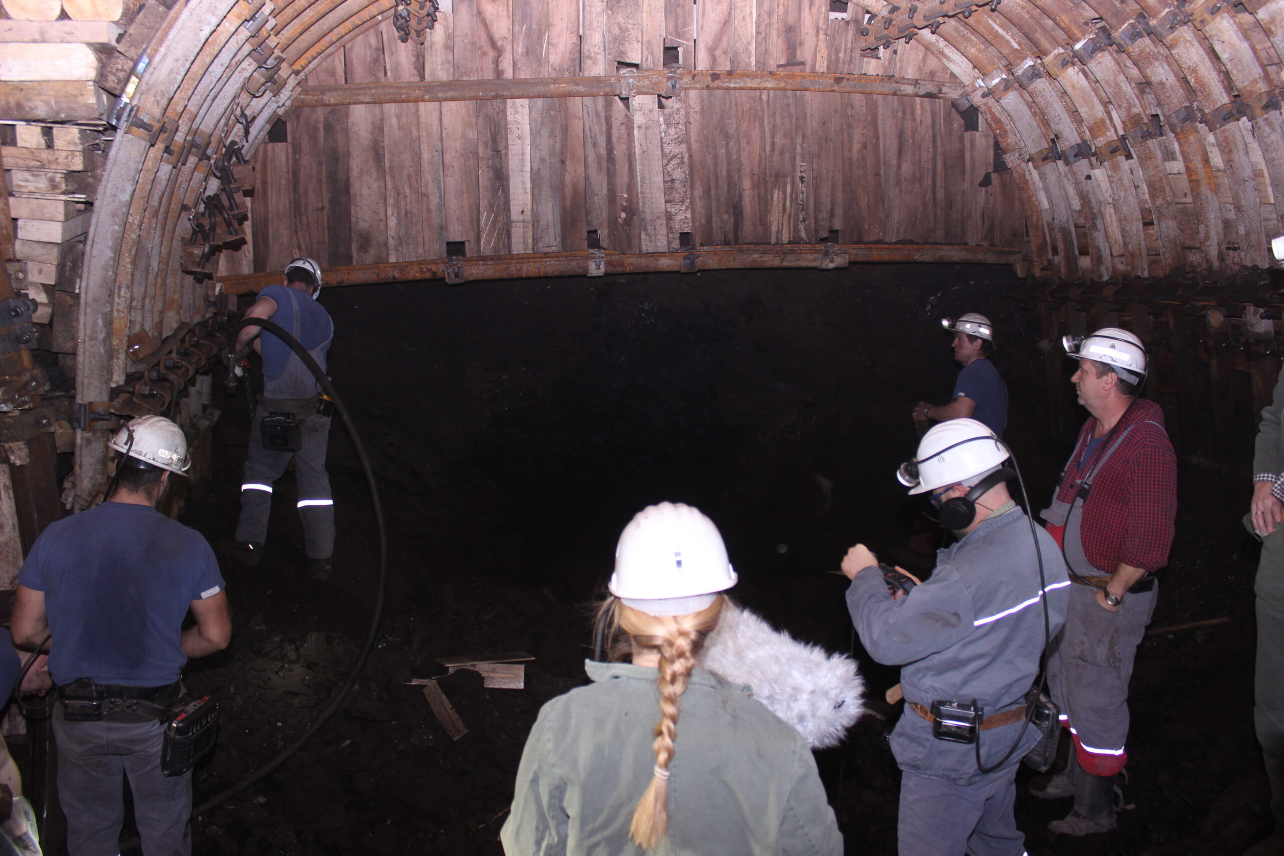 The Velenje Coal Mine, Drilling - a preparation for blasting