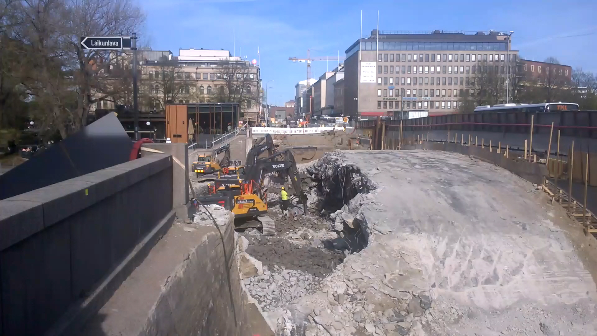 Demolishing and rebuilding the Hämeensilta -bridge (part 2)