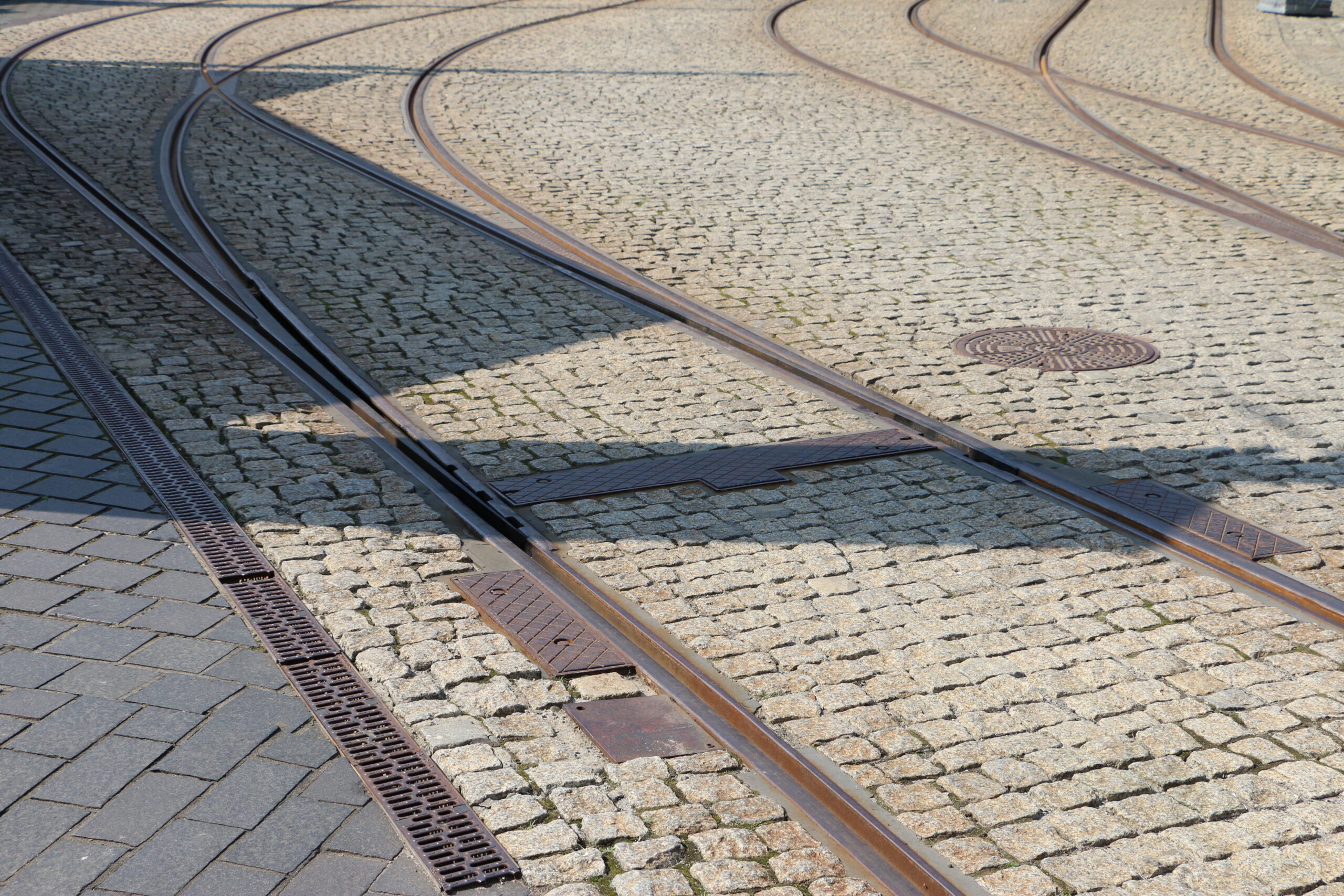 The tram tracks, version 1